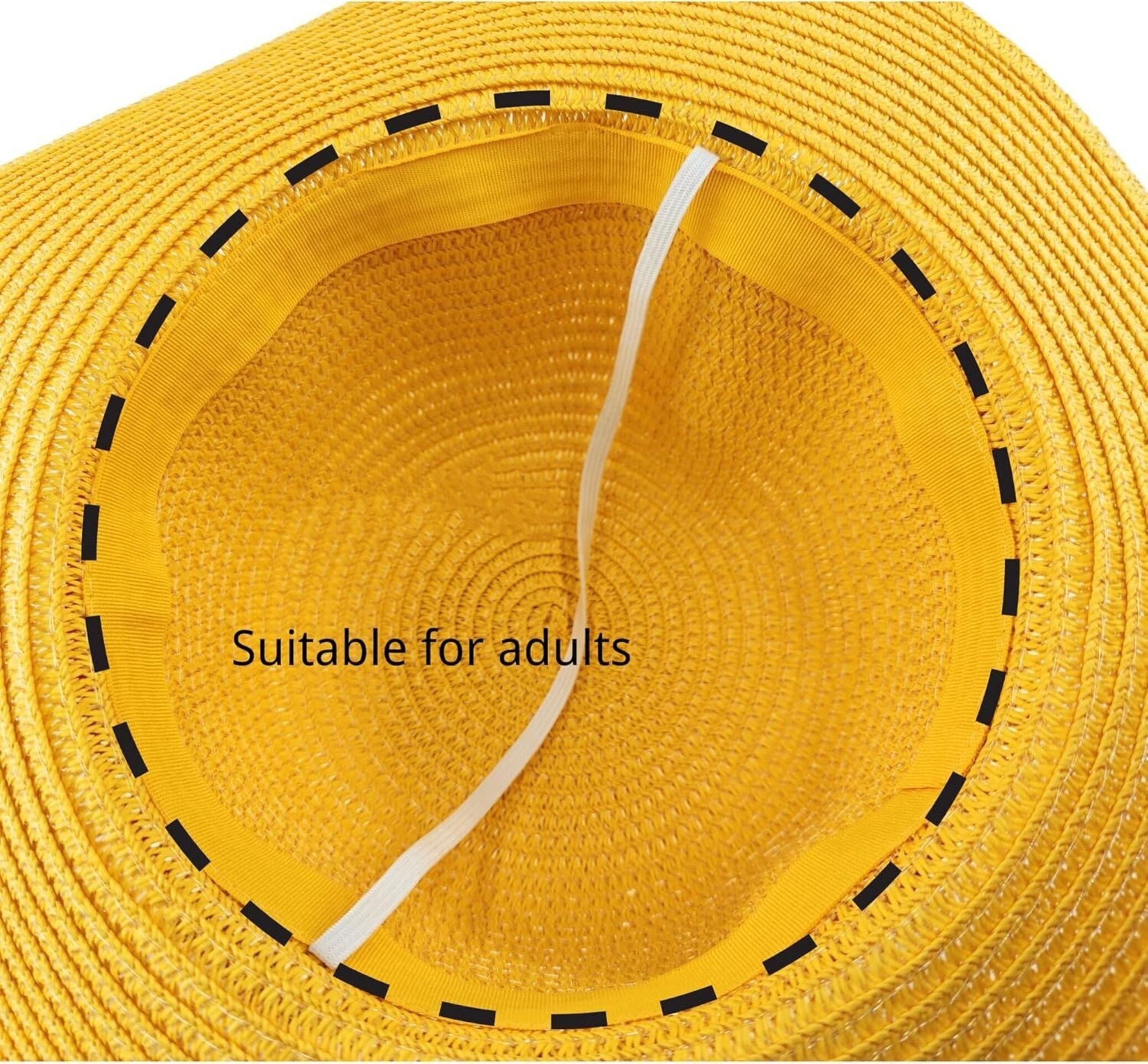 Sombrero Paja Amarillo Adulto | Cinta Roja Monkey D. Luffy |Carnaval Halloween - 4
