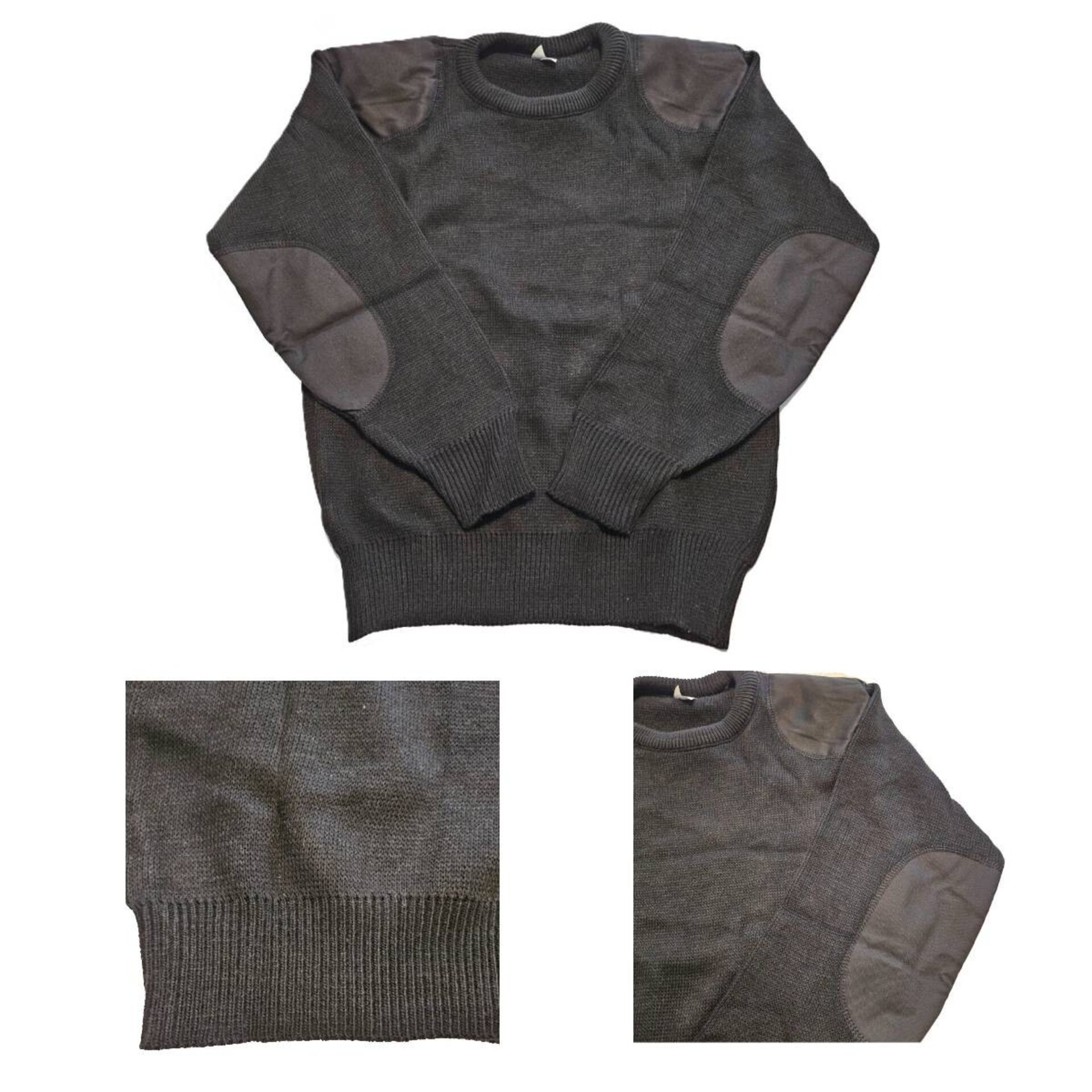 Jersey cuello redondo con mangas largas punto grueso acrilico para Hombre - 3