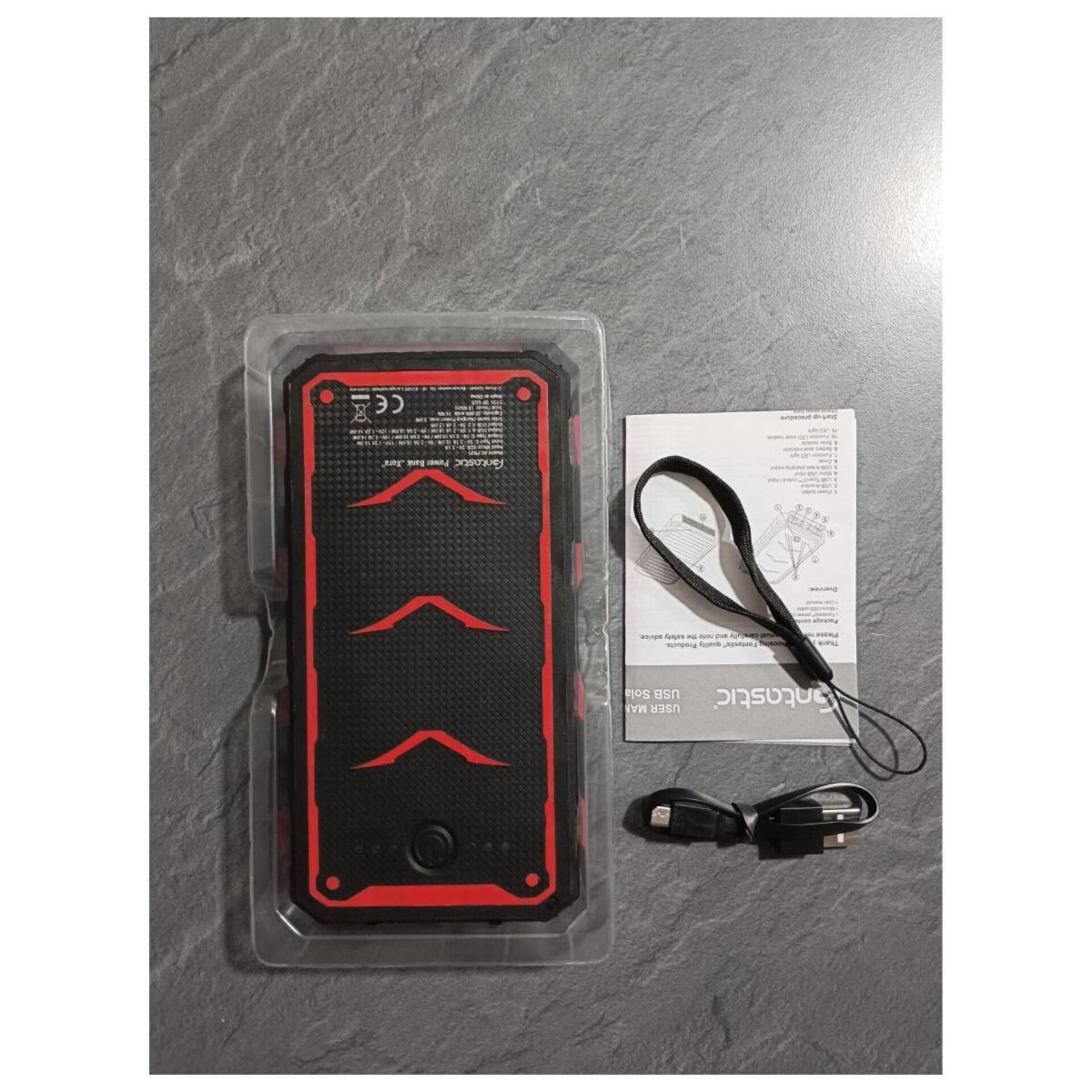 Cargador de Emergencia Solar Portátil USB PowerBank 20.000 mAh XORA - 9