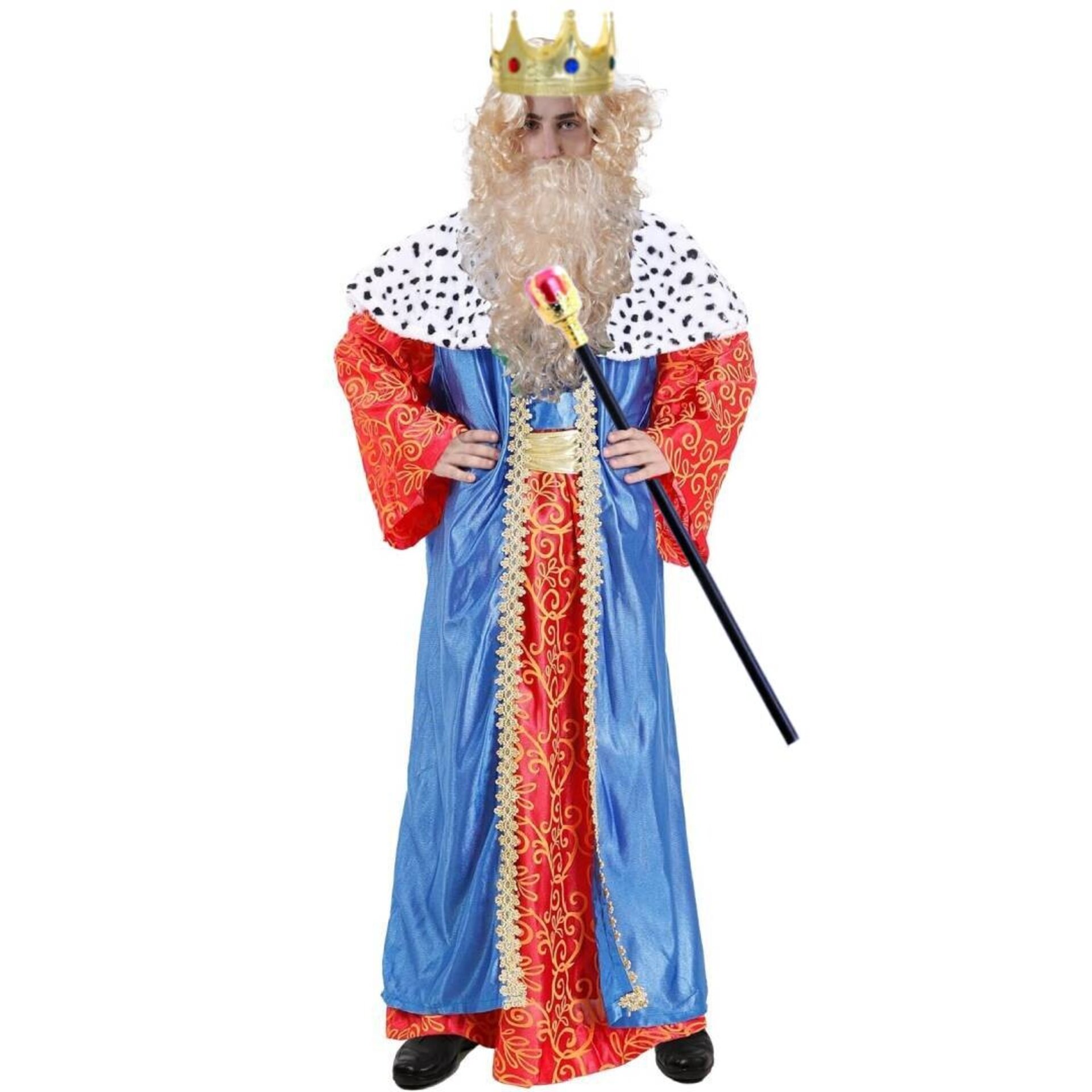 Disfraz Rey Mago Gaspar Lujo para Adulto - Traje Completo Cabalgata de Reyes - 1
