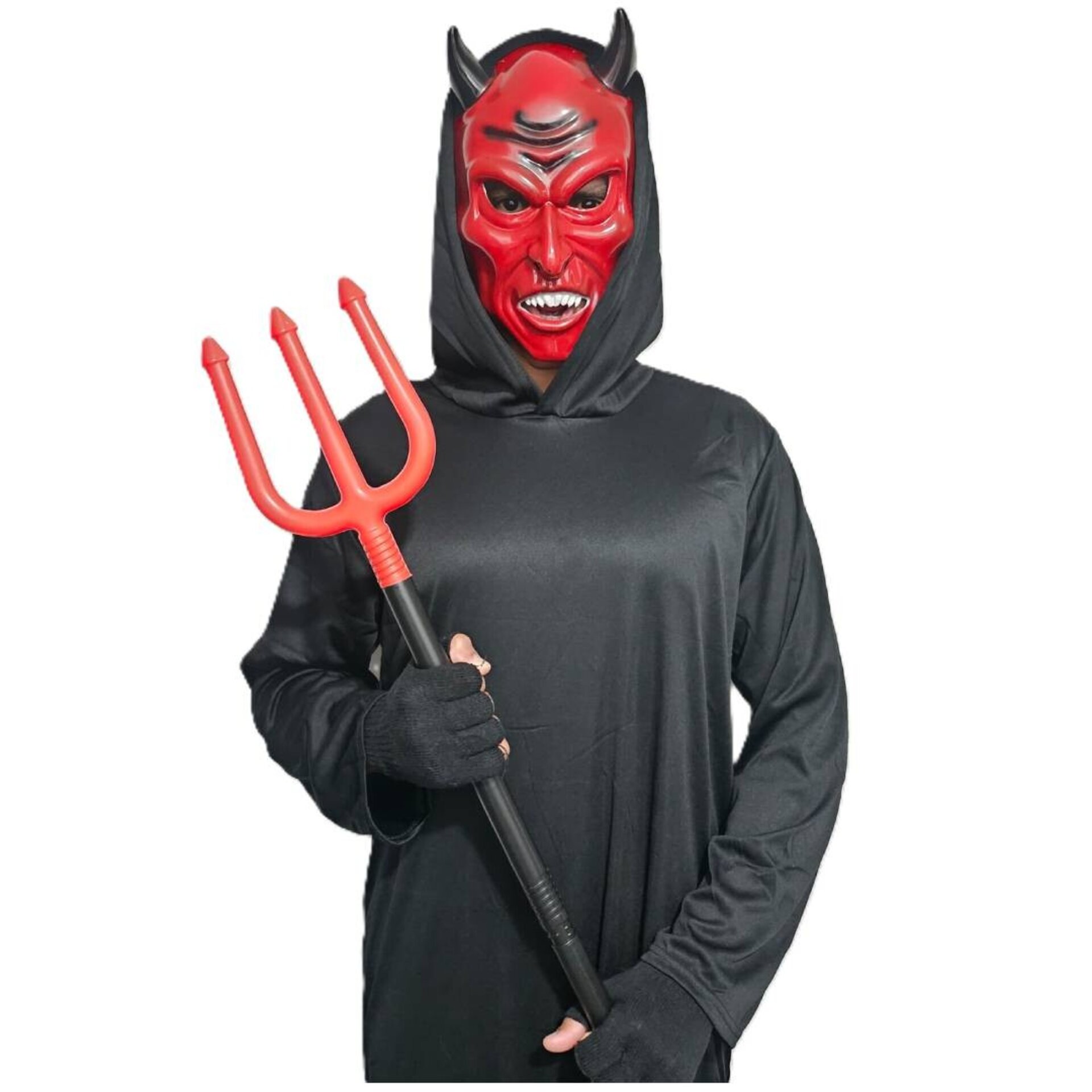 Disfraz Demonio Oscuro Adulto | Diablo Satanás para Halloween, Carnaval, Fiestas - 2