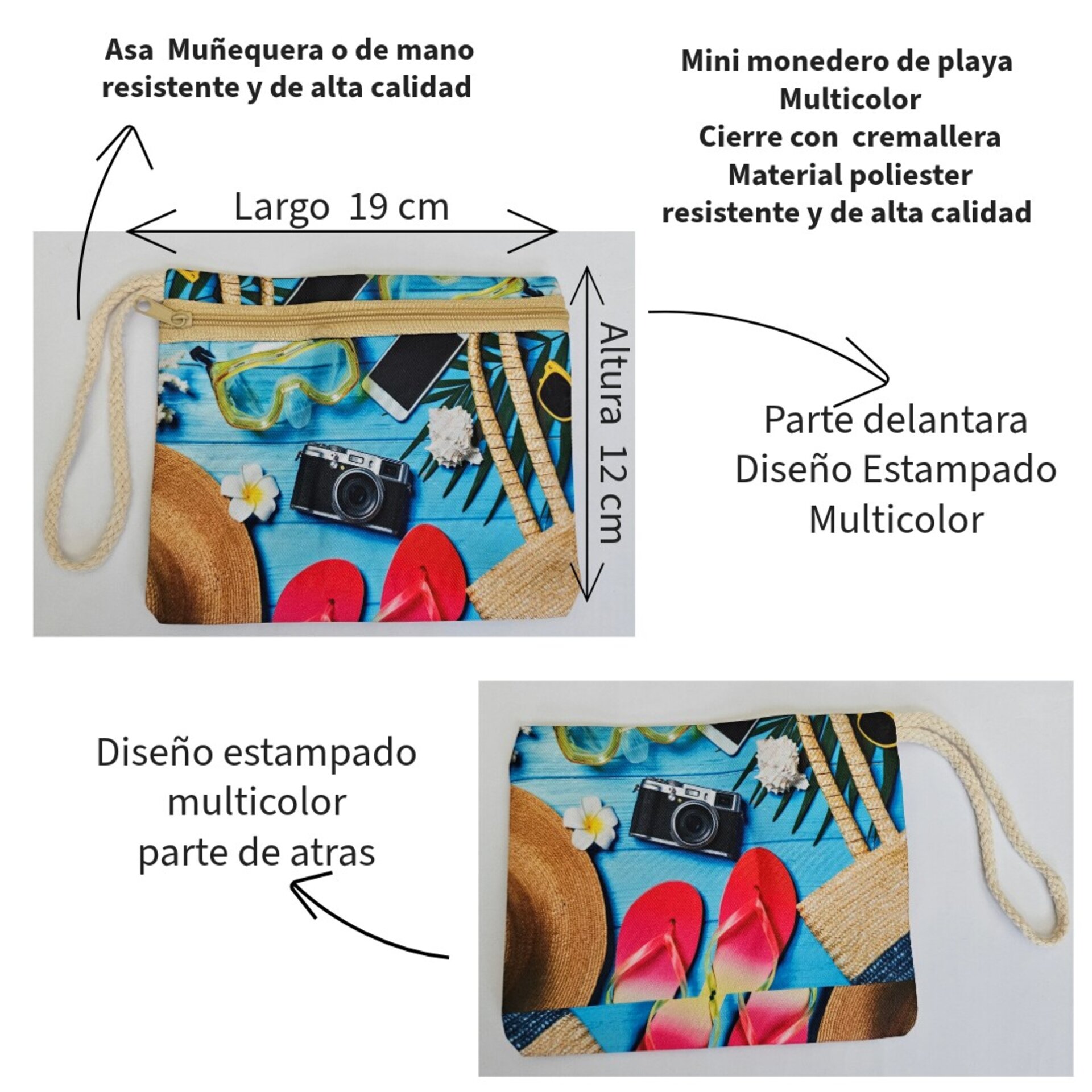 Bolso Shopper para Mujer con Monedero Muticolor - 6