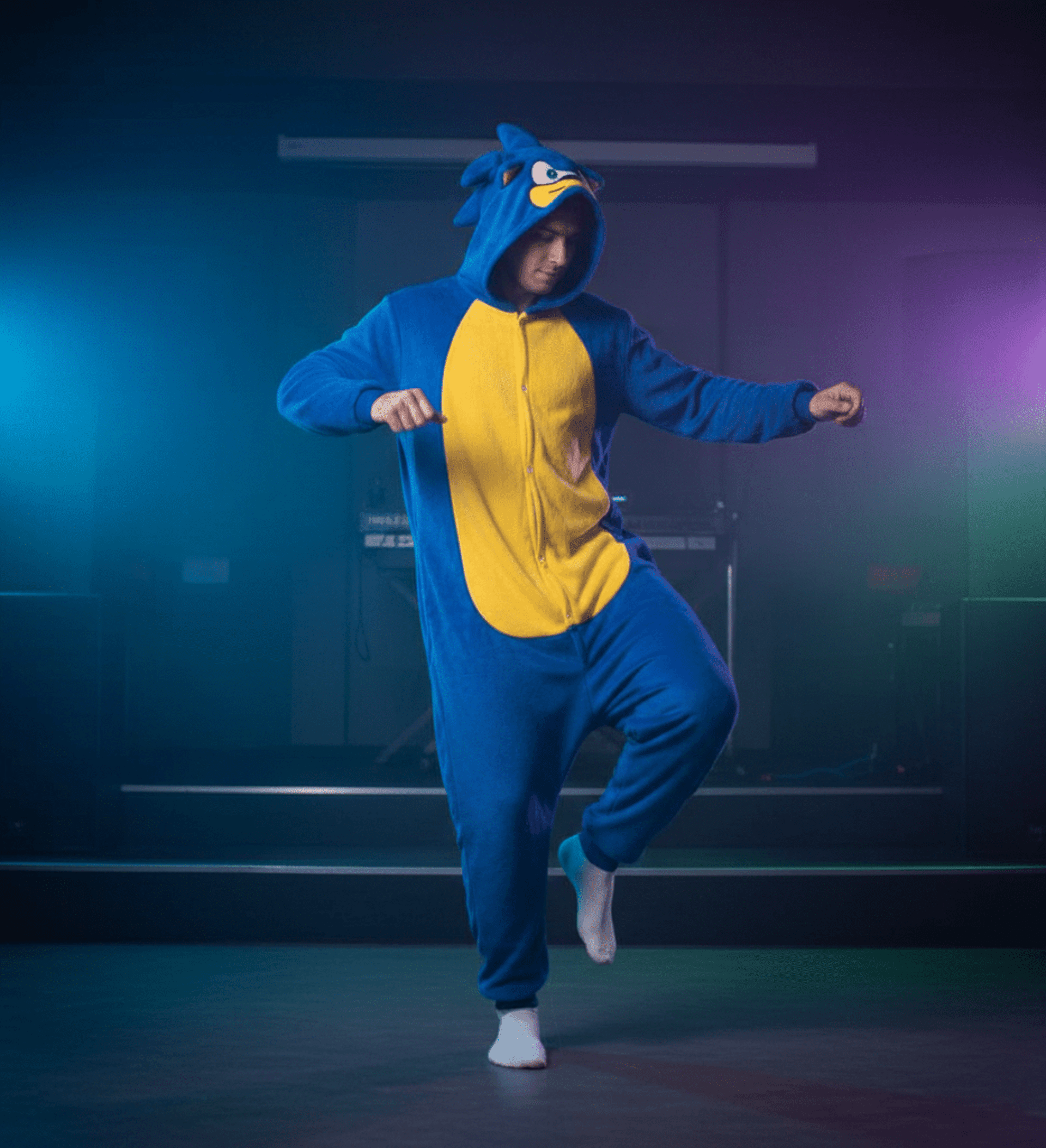 PIJAMA MONO ENTERIZO THE HEDGEHOG - Kigurumi Súper Suave | Disfraz Invierno - 4
