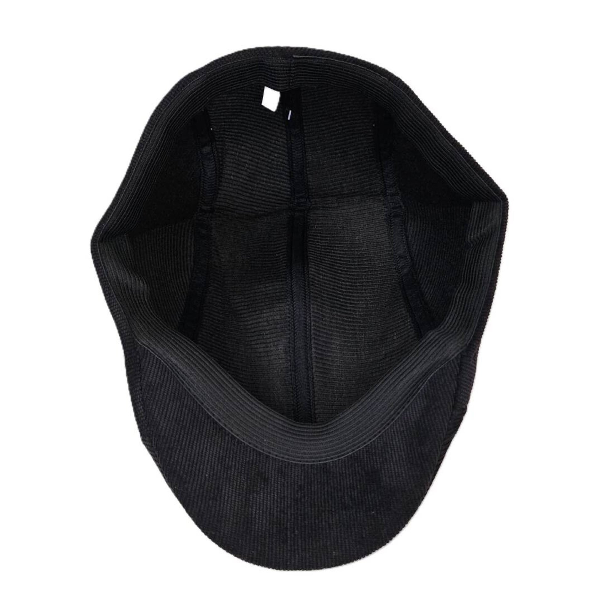 Boina para Hombre | Gorra pana Negro | Estilo Británico | Adulo Talla 58-59CM - 3