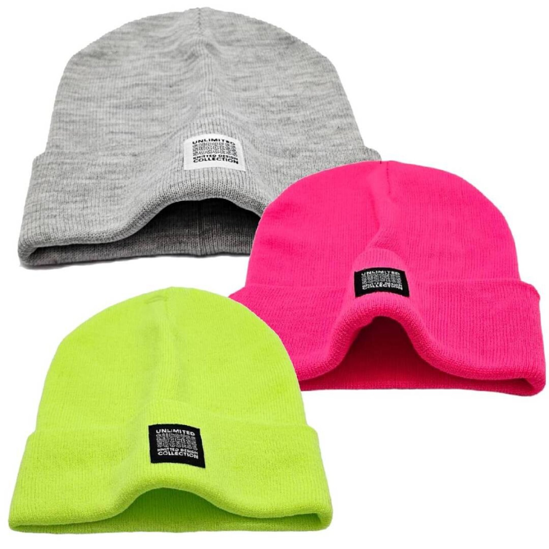 Gorros de Punto Multicolor Cómodos y cálidos Urbanos Hombre Mujer - 2