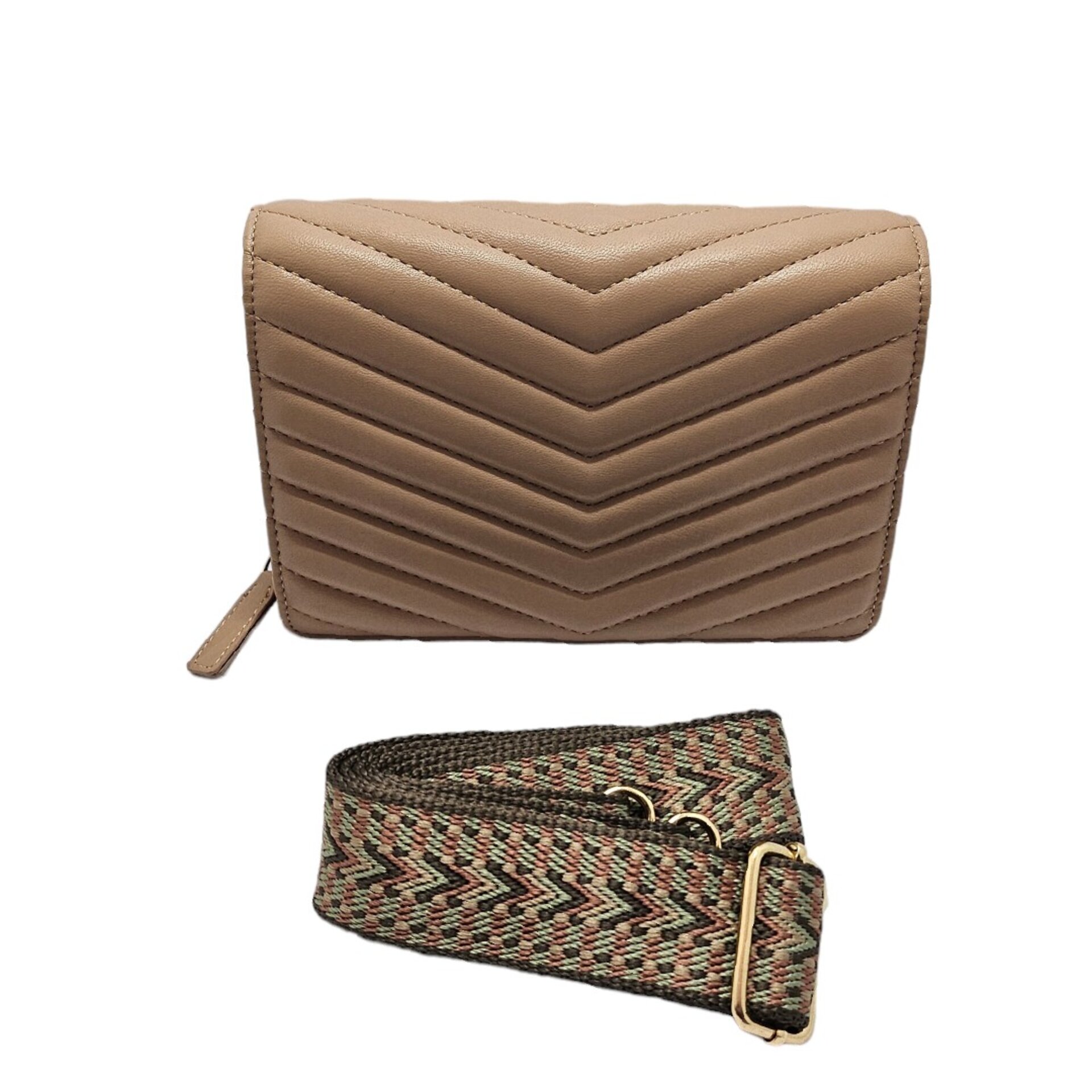 Bolso Bandolera Marrón Piel sintética para Mujer - 7