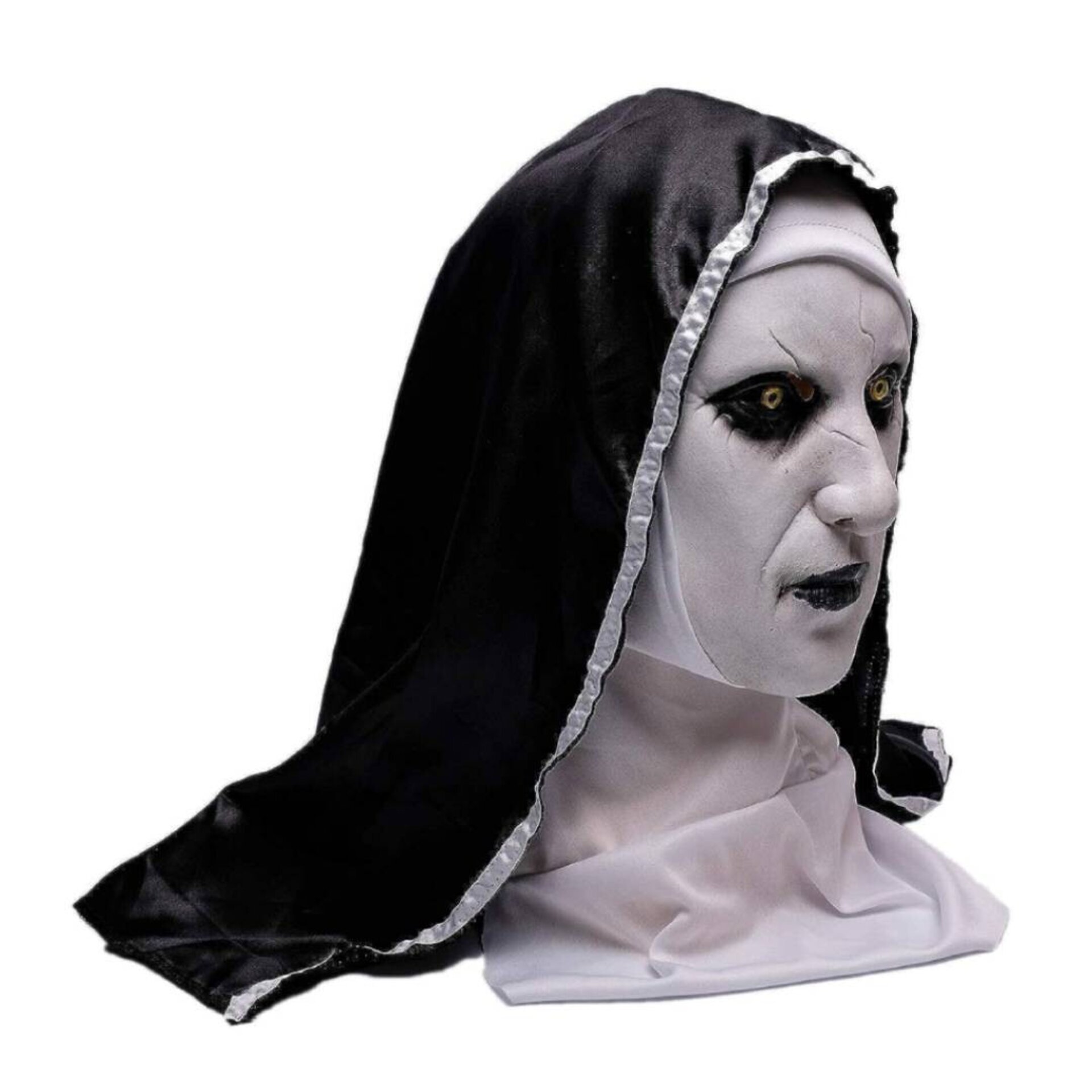 Máscara de la Monja del Terror Monja Macabra en látex Talla Única para Adulto - 3