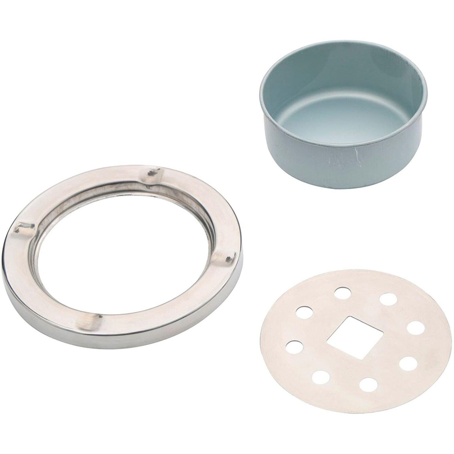 Papelera Inoxidable Metálica Cenicero Extraíble - Interiores y Exteriores - 4