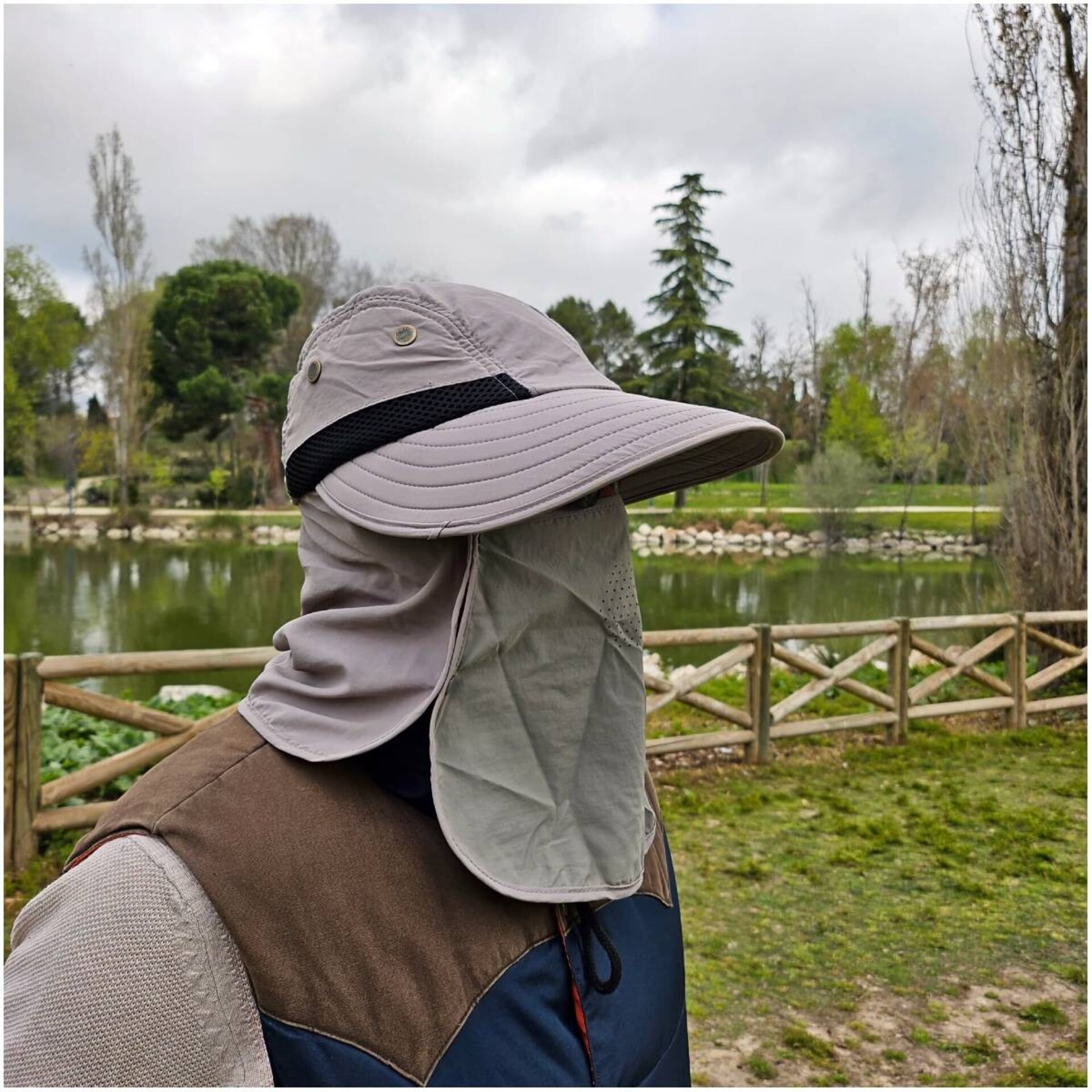 Sombrero de Pescador Desmontable Unisex para Camping Senderismo Montaña Safari - 18