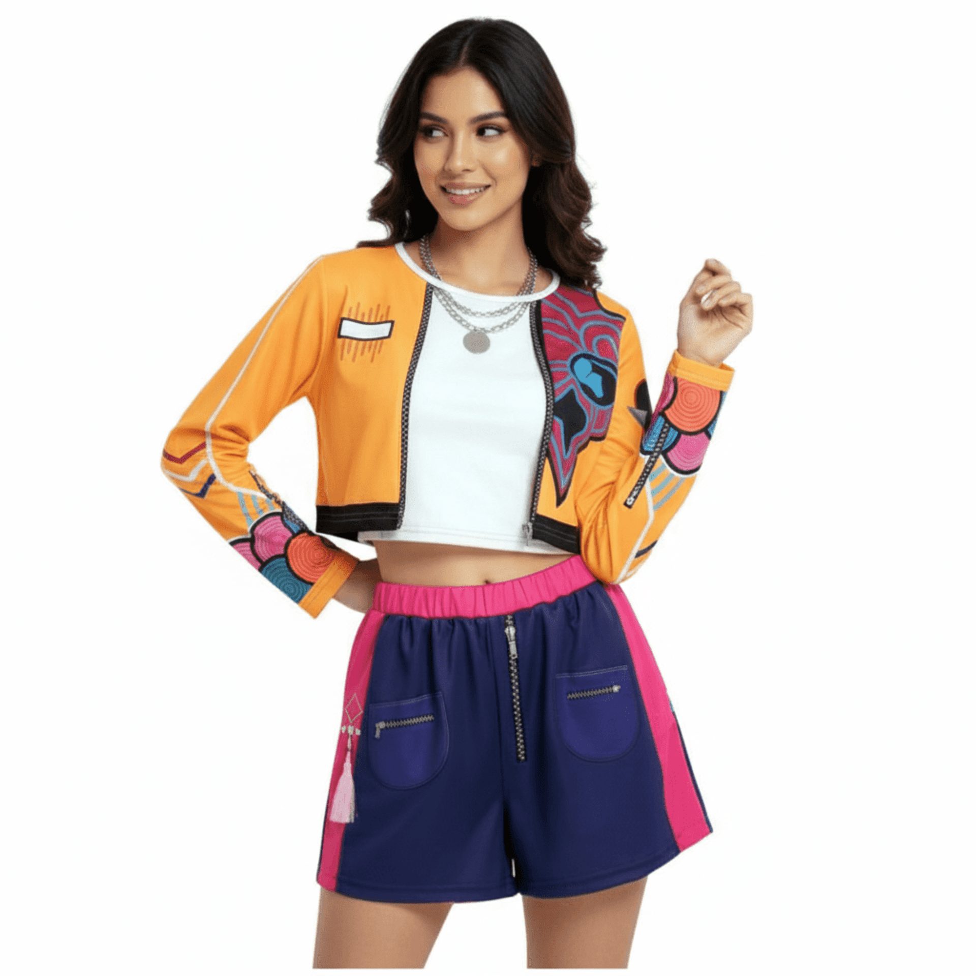 Disfraz K-Pop Demon Hunters - Las guerreras K-Pop Rumi - Talla Única S/M - 4