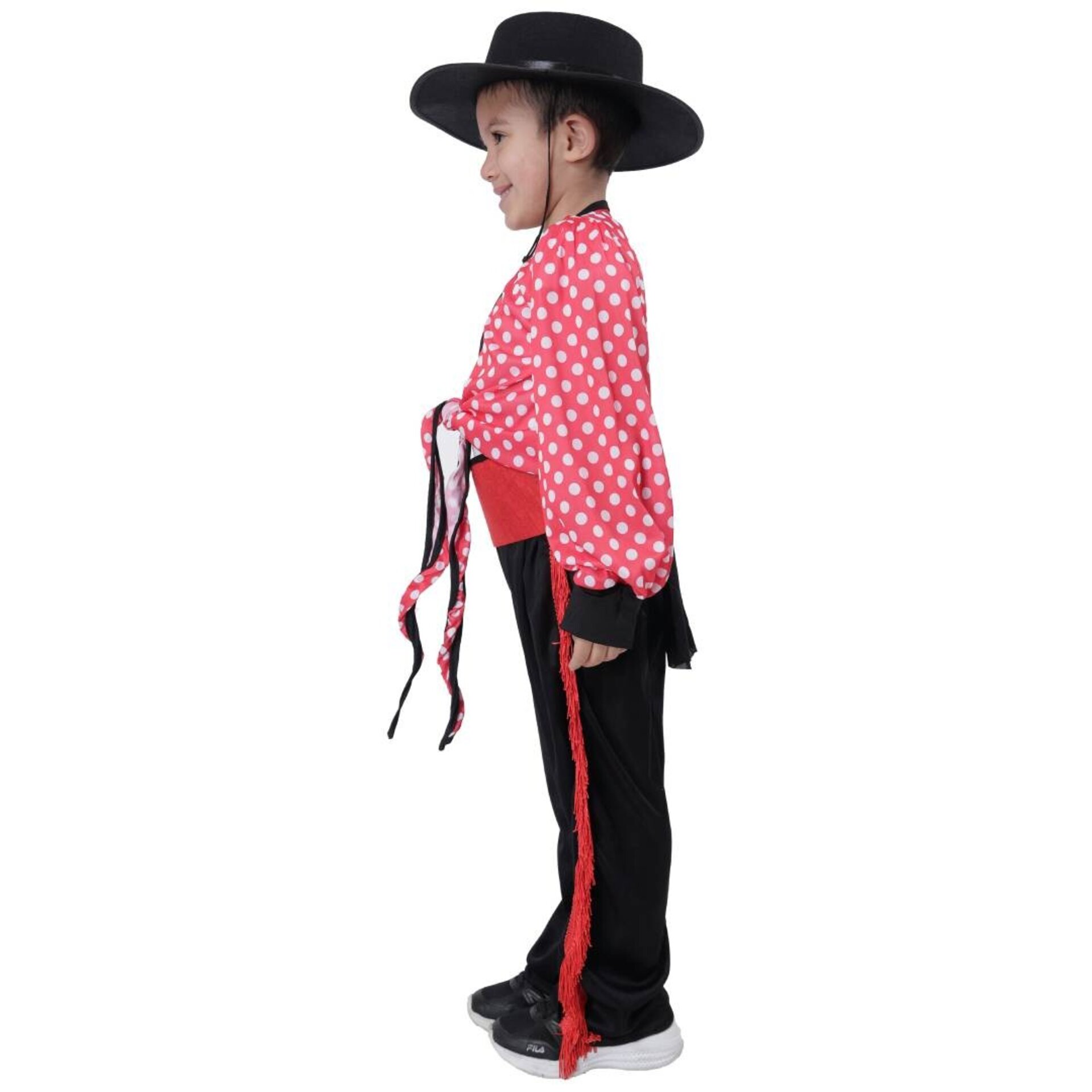 Disfraz de Bailarín Cordobés Infantil Flamenco con Sombrero y Fajín 1-12 Años - 7