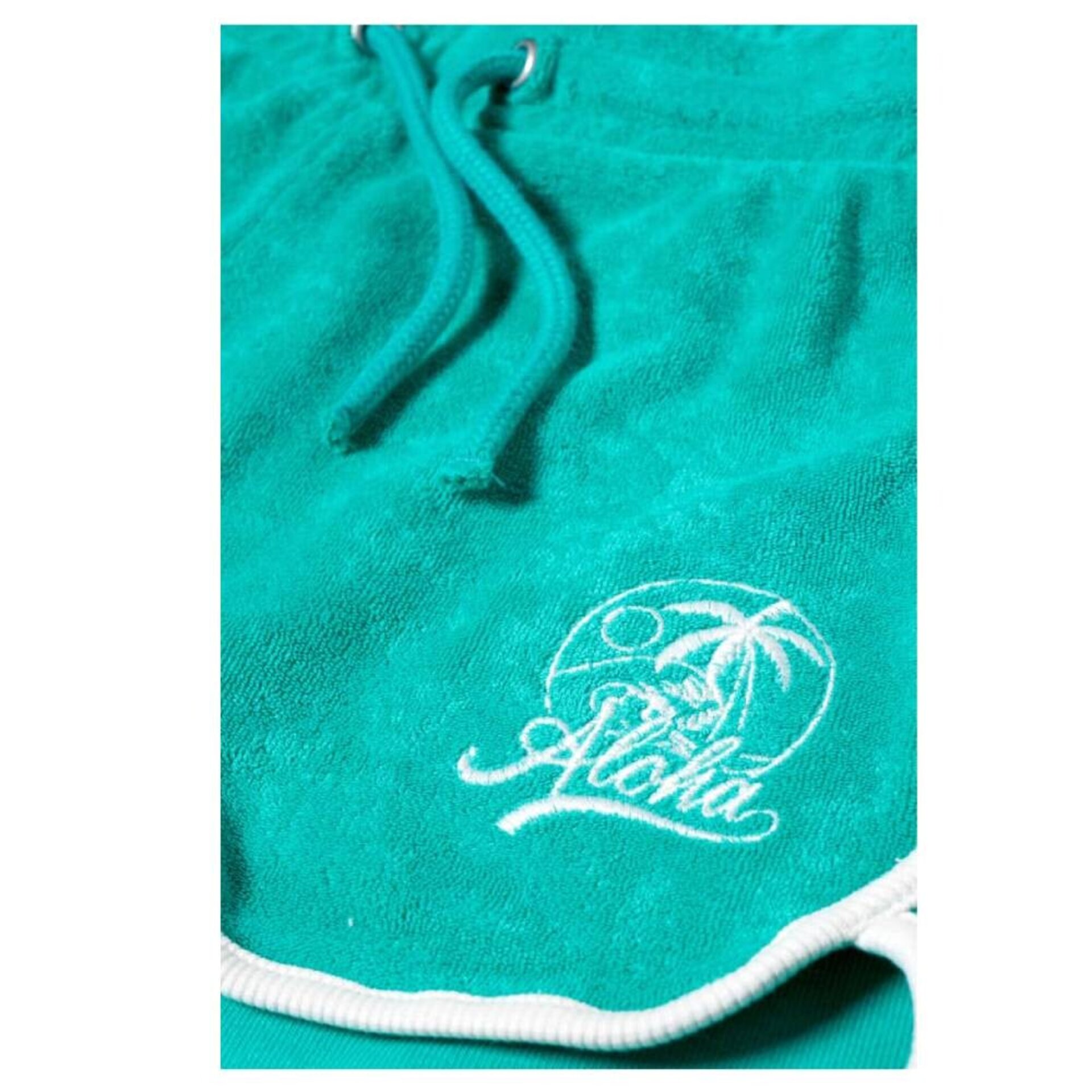 Shorts Verdes de Rizo Pantalón Corto para Niñas de 10 a 14 años - 3