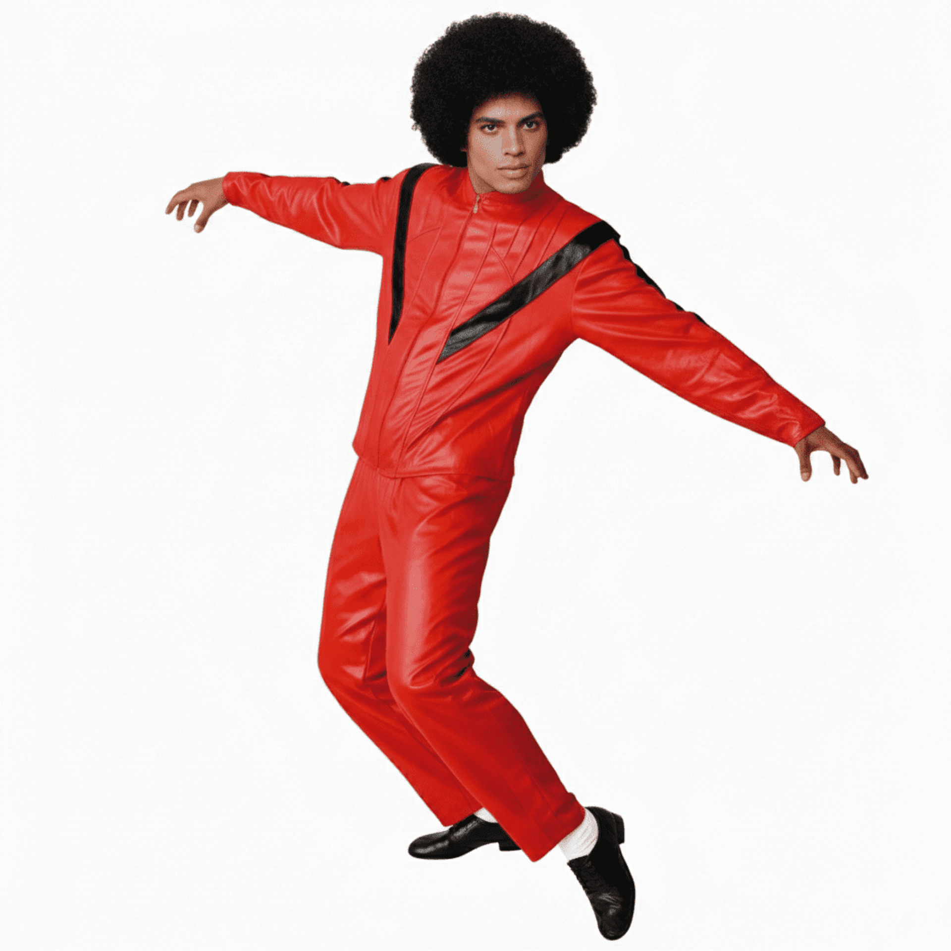 Disfraz Rey del Pop Estilo Michael Jackson - Thriller Pop 80s | Talla Única M/L - 2