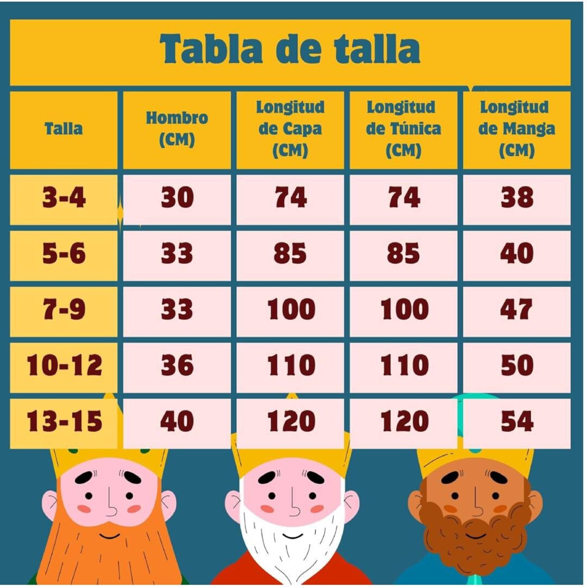 Disfraz Rey Mago Cabalgata de Reyes Regalos Navidad Traje Niños - 14