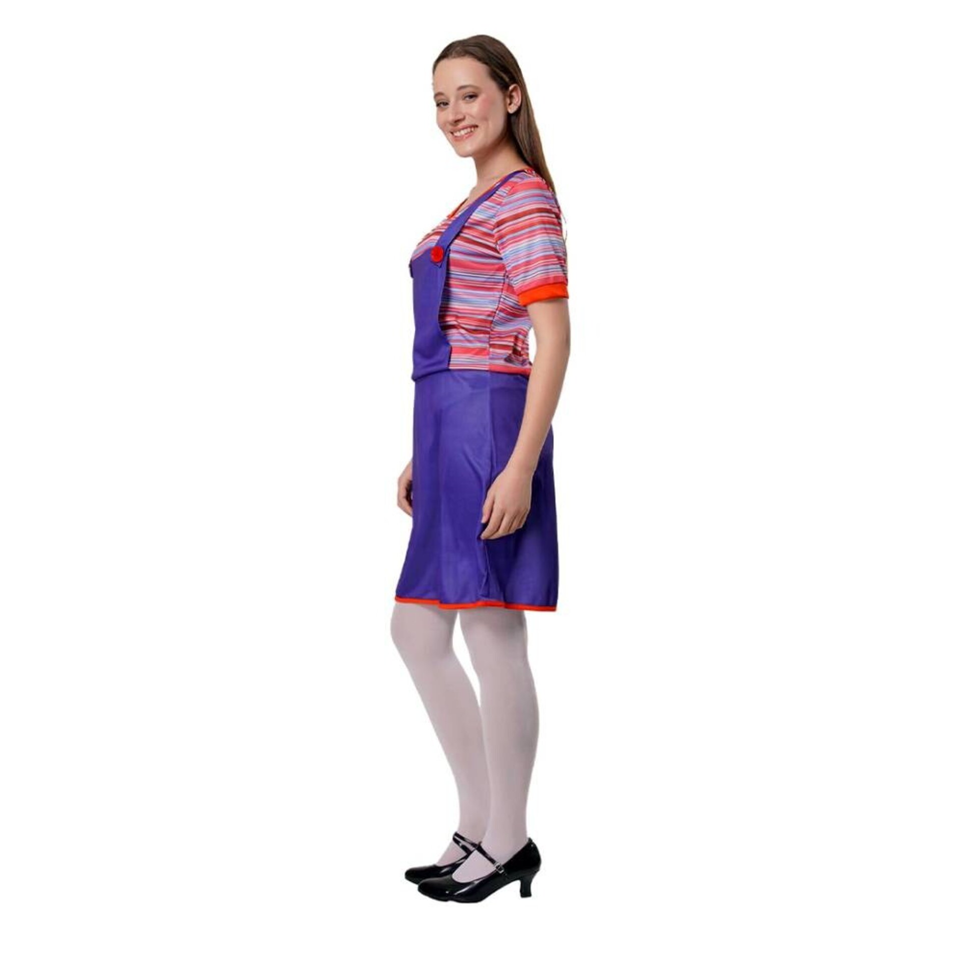 Disfraz Muñeca Malvada Vestido Mujer Adulta la Novia de Chucky Terror Halloween - 3