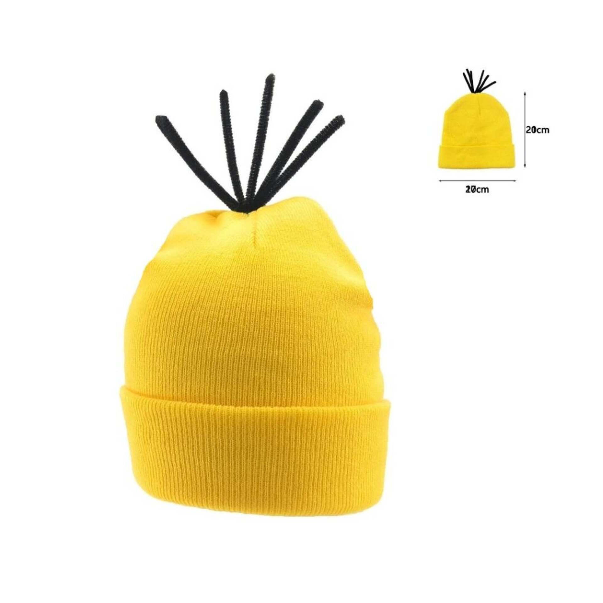 Conjunto Dsfraz Minion Mujer Adulto Gorro, Gafas, Tirantes, Guantes, Tutu 40CM - 10