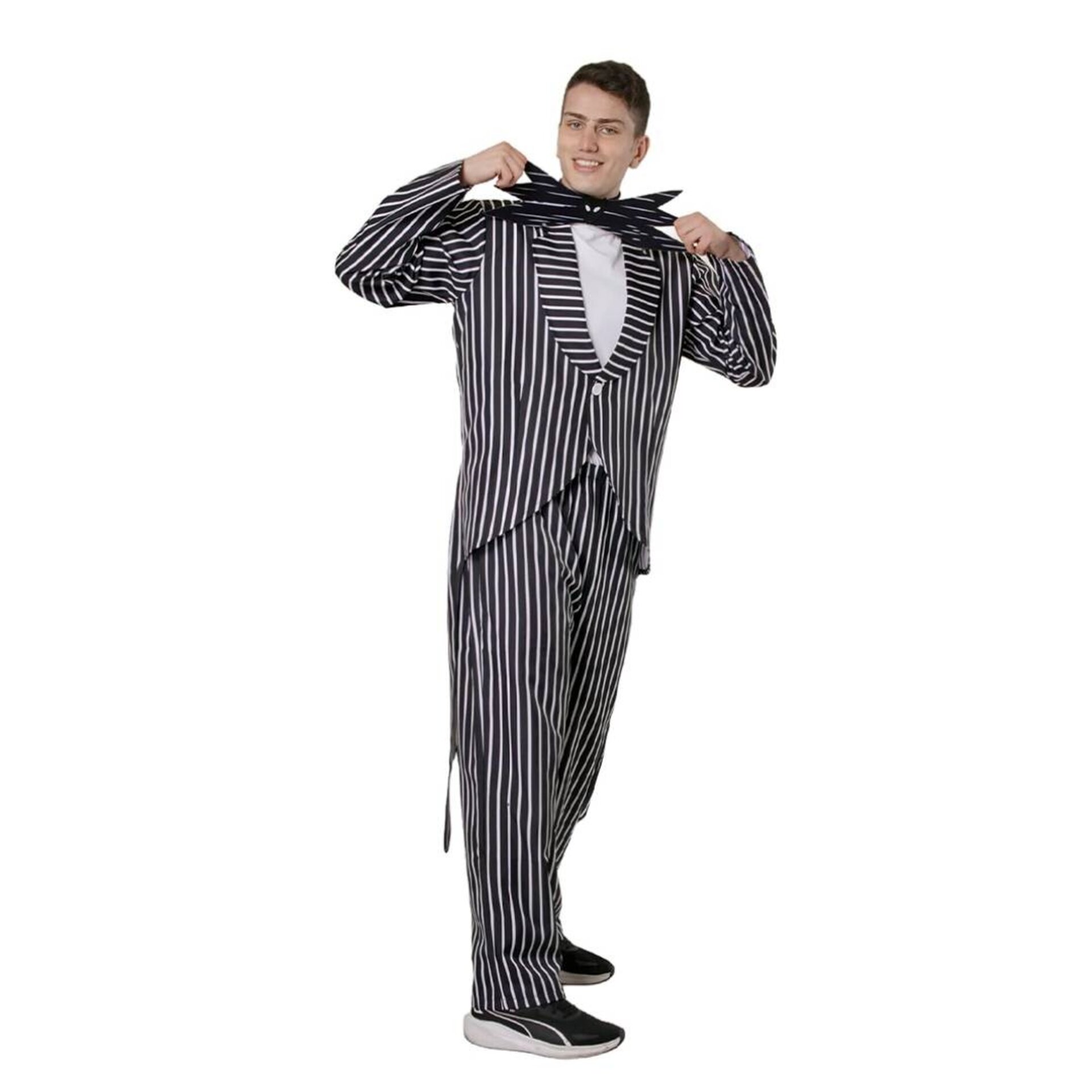 Disfraz Jack Skellington Hombre Traje Rey Calabaza Pesadilla antes de Navidad - 4