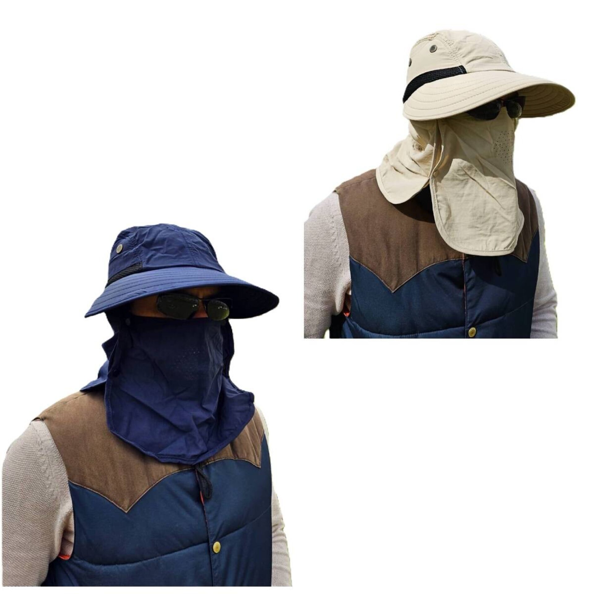 Sombrero de Pescador Desmontable Unisex para Camping Senderismo Montaña Safari - 5