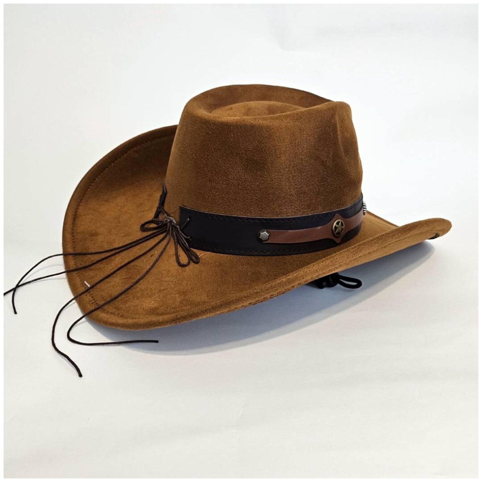 Sombrero Cowboy Vaquero Clásico Western Original para Adulto 58-59CM - 3