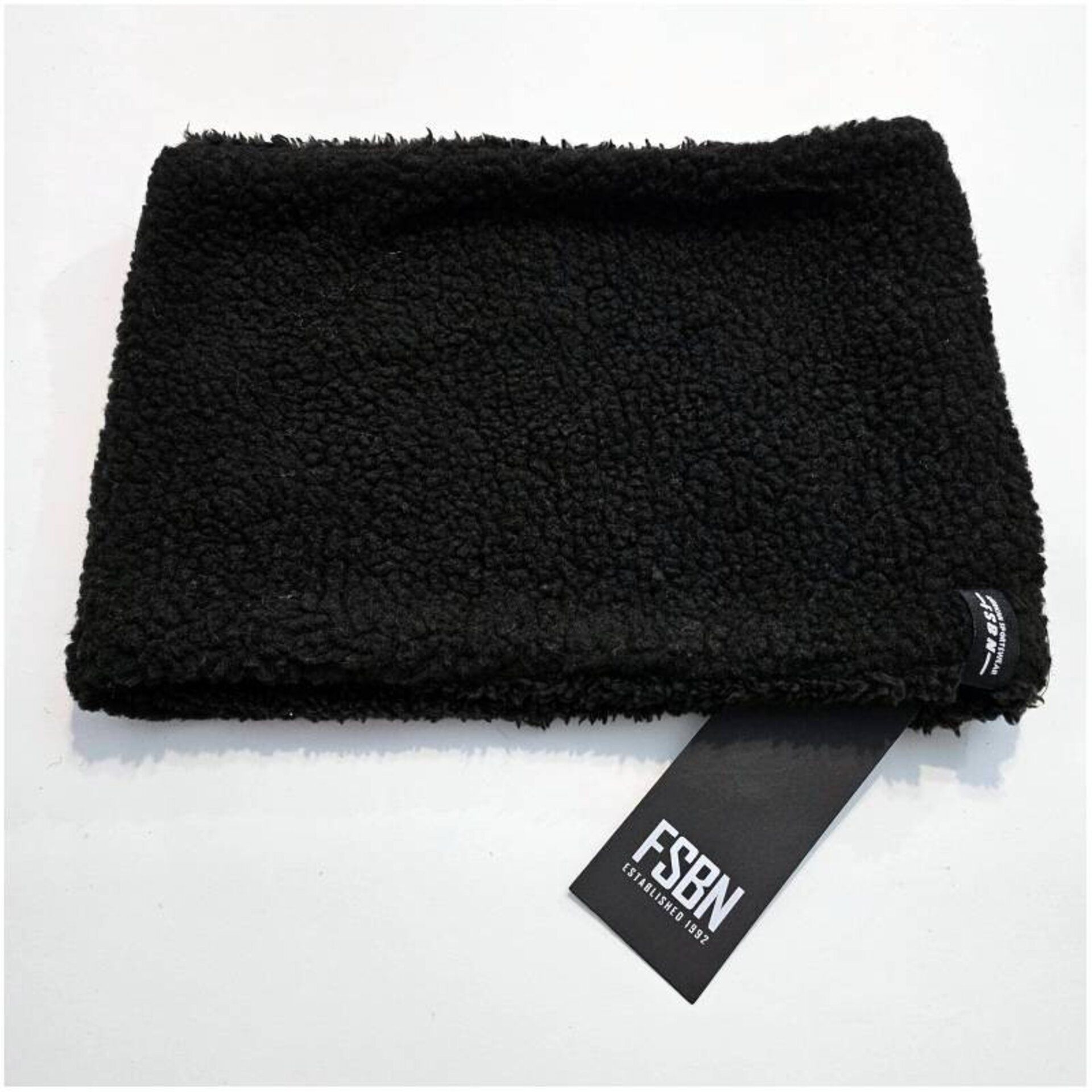 Bufanda Redonda unisex para el cuello Braga Calentador Borrego Negro - 4