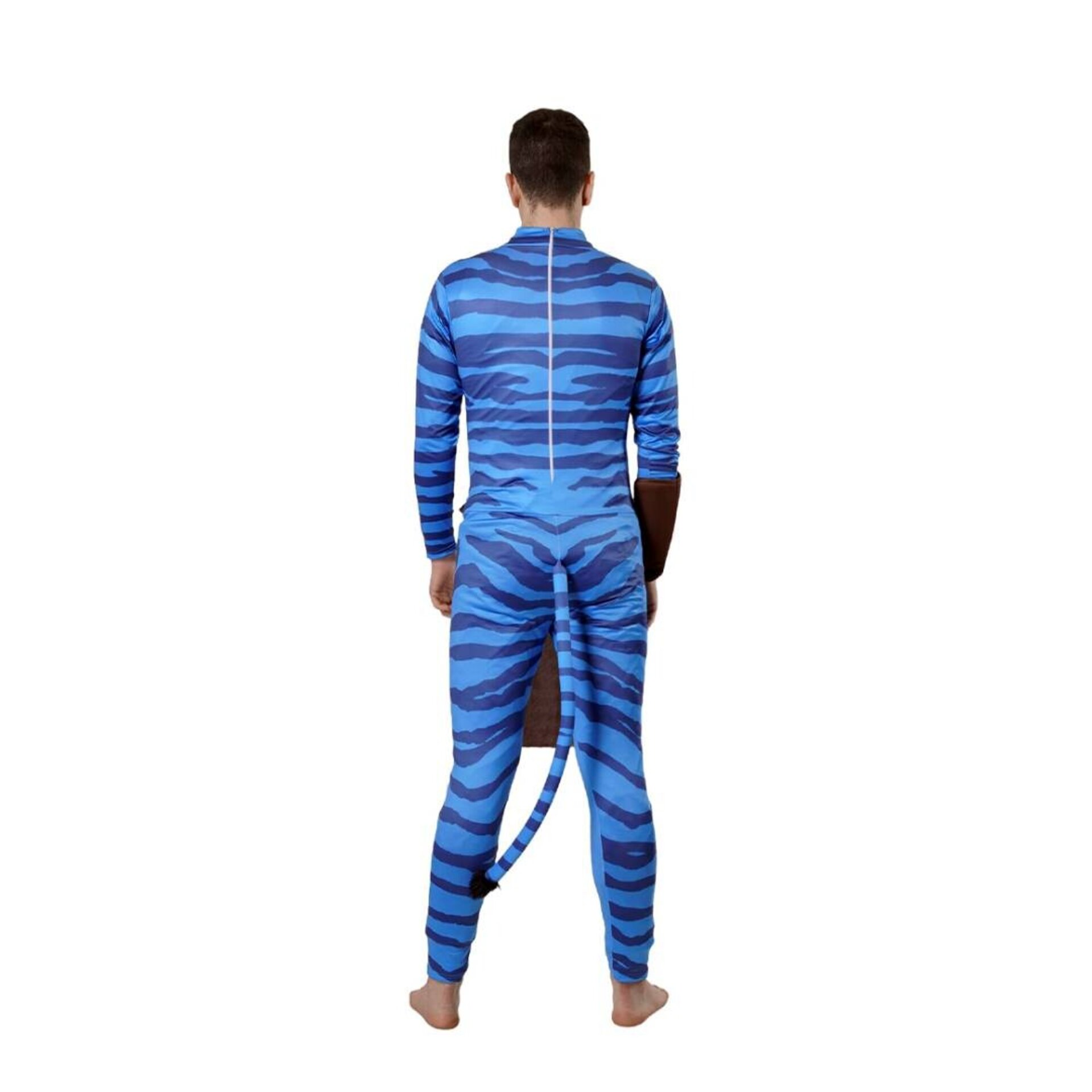 Disfraz Avatar Hombre Adulto - Mono Enterizo Guerrero Azul - Tribu Na'vi Pandora - 3