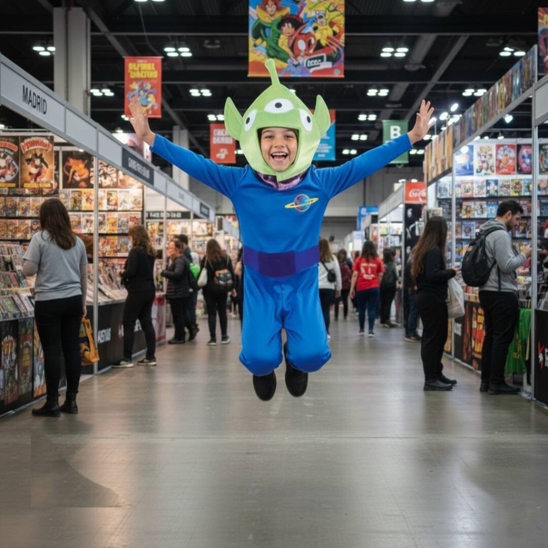 Disfraz Alien Marciano Toy Story Agente Espacial Mono Enterizo para niños - 2