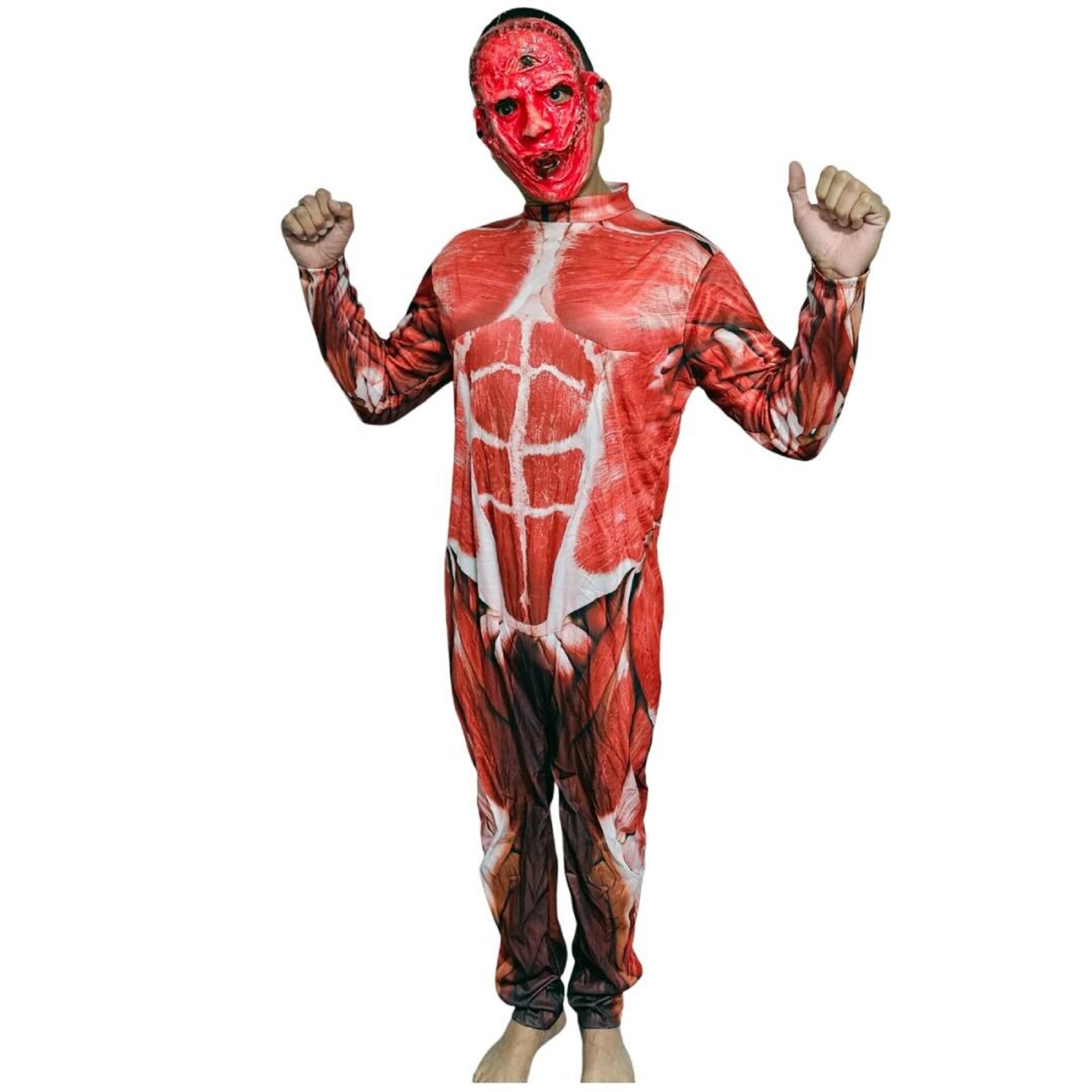 Disfraz Corporal Anatómico Adulto | Horror Realista Fiesta Halloween, Carnaval - 6