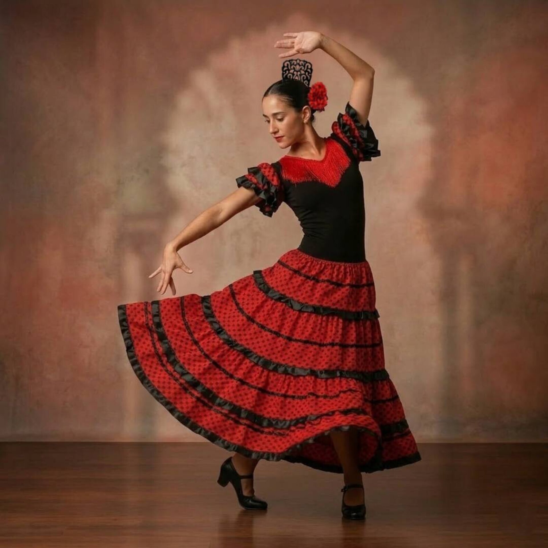 Vestido Flamenca Profesional para Mujer – Traje de Sevillana Adulto - 5