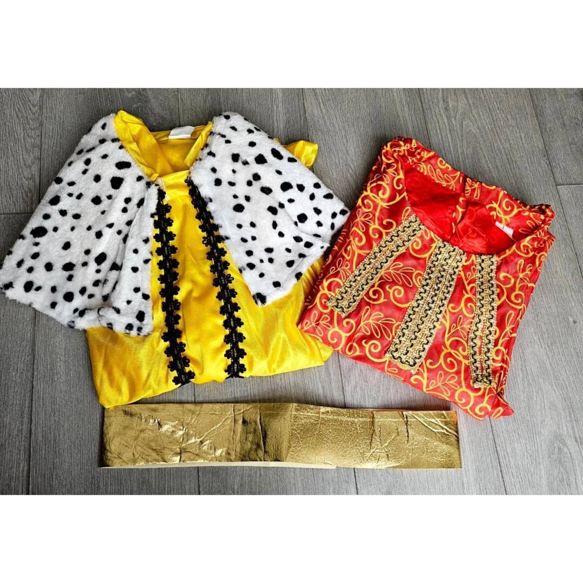 Disfraz de Rey Mago Cabalgata Navidad Traje Navideño Capa, Túnica, Peluca Adulto - 10