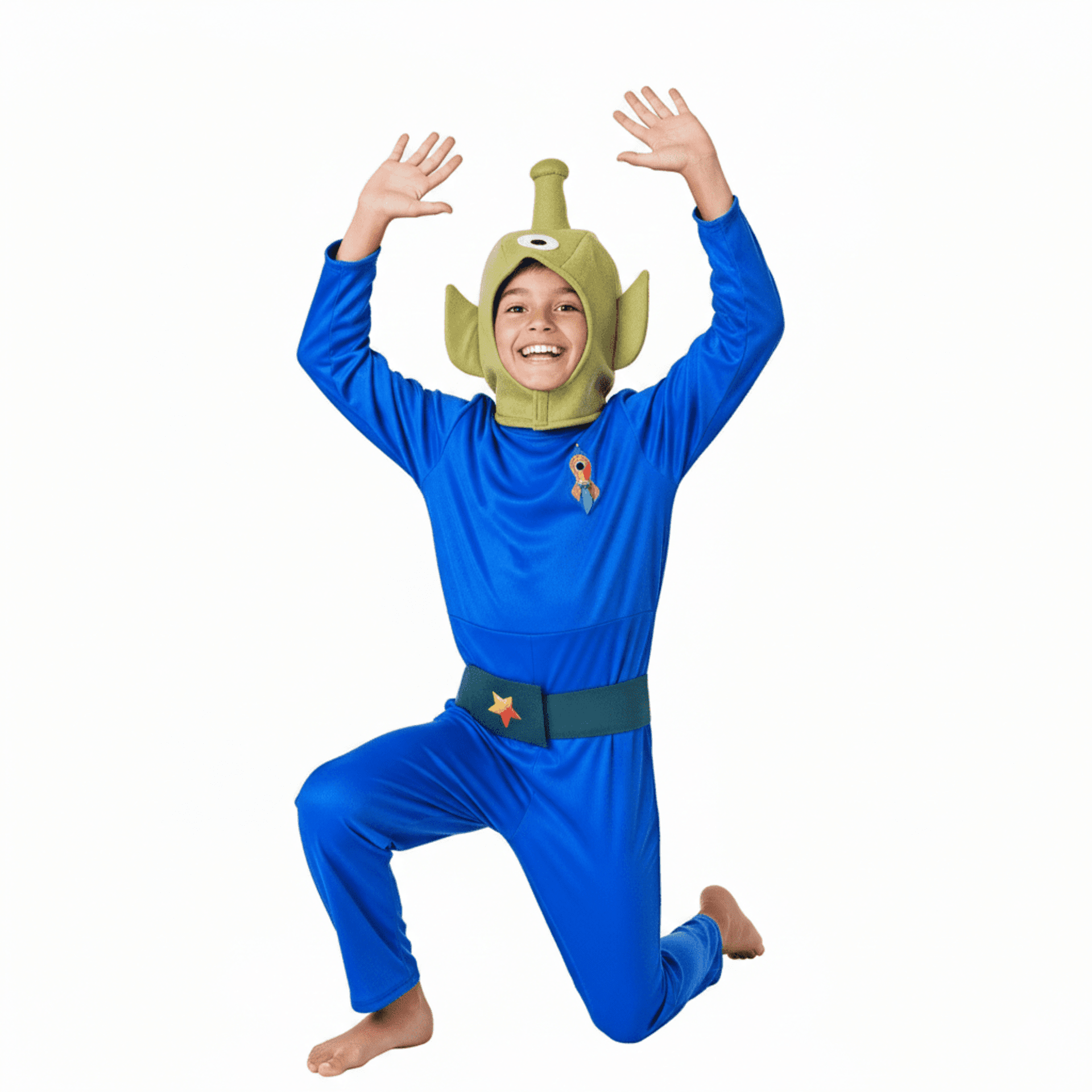 Disfraz de Marciano Galáctico para Niños - Traje de Alienígena Azul | Carnaval - 5