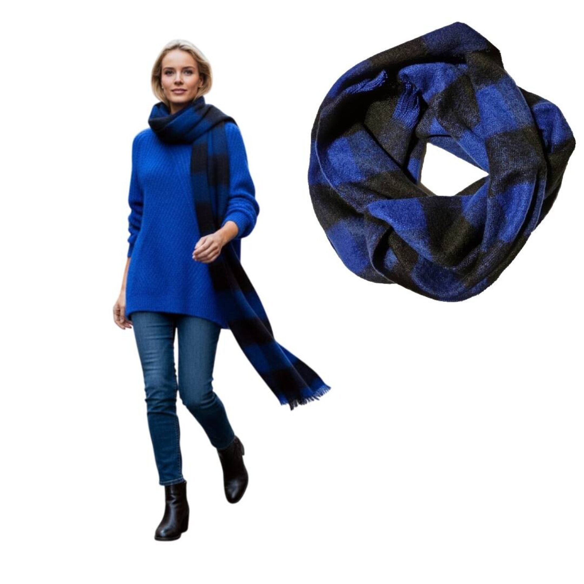 Bufanda Grande Unisex para Invierno 210X46CM - 10