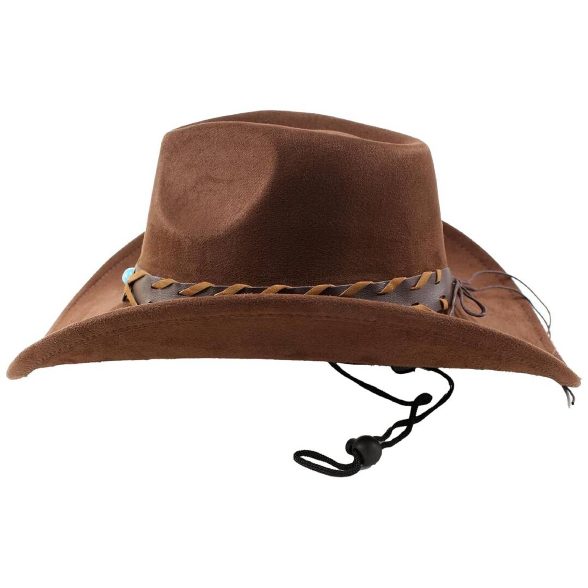 Sombrero Vaquero Cowboy Cowgirl Western Rodeo Marrón Oscuro Ajustable - 7
