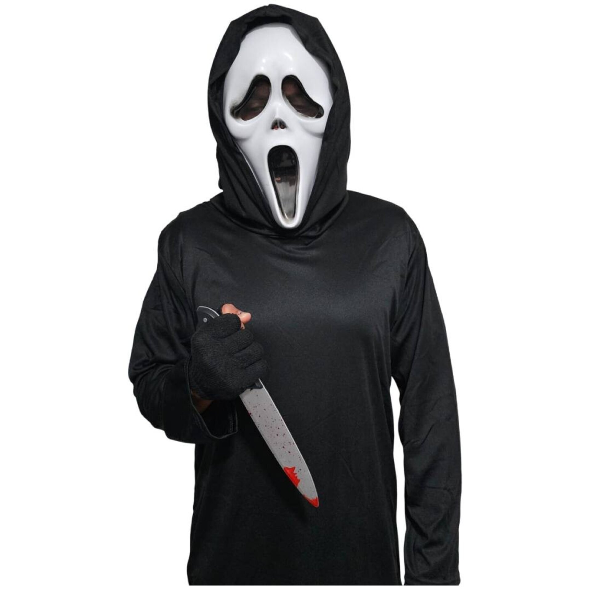 Disfraz Scream Ghostface Scary Movie Fantasma Hombre Adulto - 8