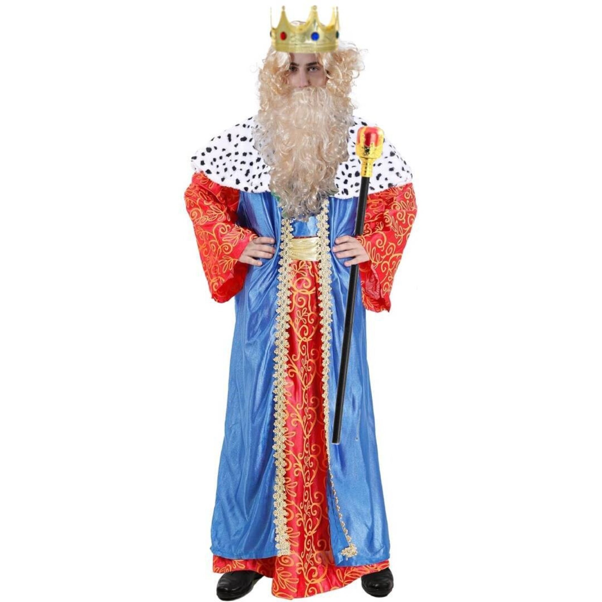 Disfraz Rey Mago Gaspar Lujo para Adulto - Traje Completo Cabalgata de Reyes - 3