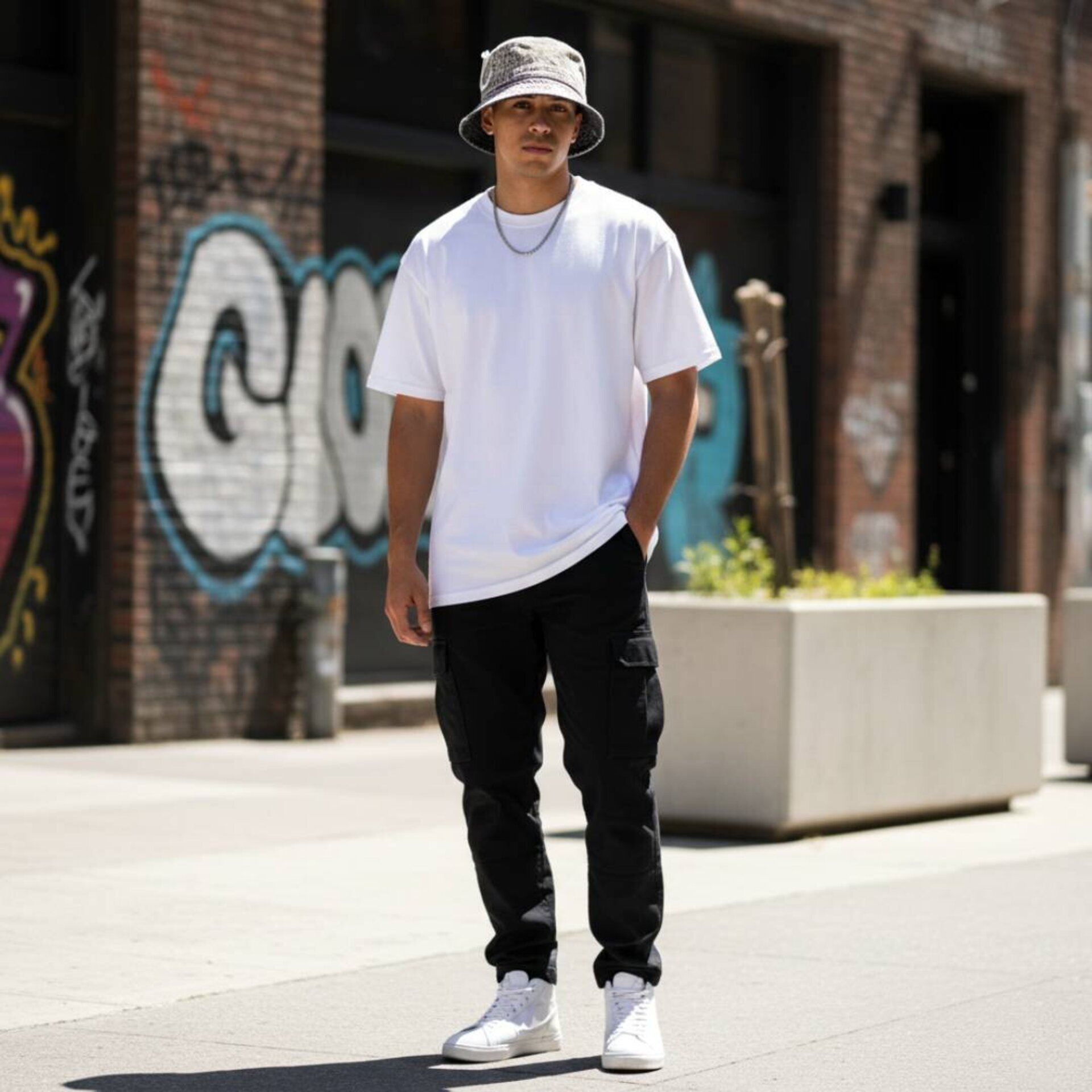 Sombrero Pescador Bucket Hat Gorro Jean Denim Vintage Unisex Urbano Adulto - 1