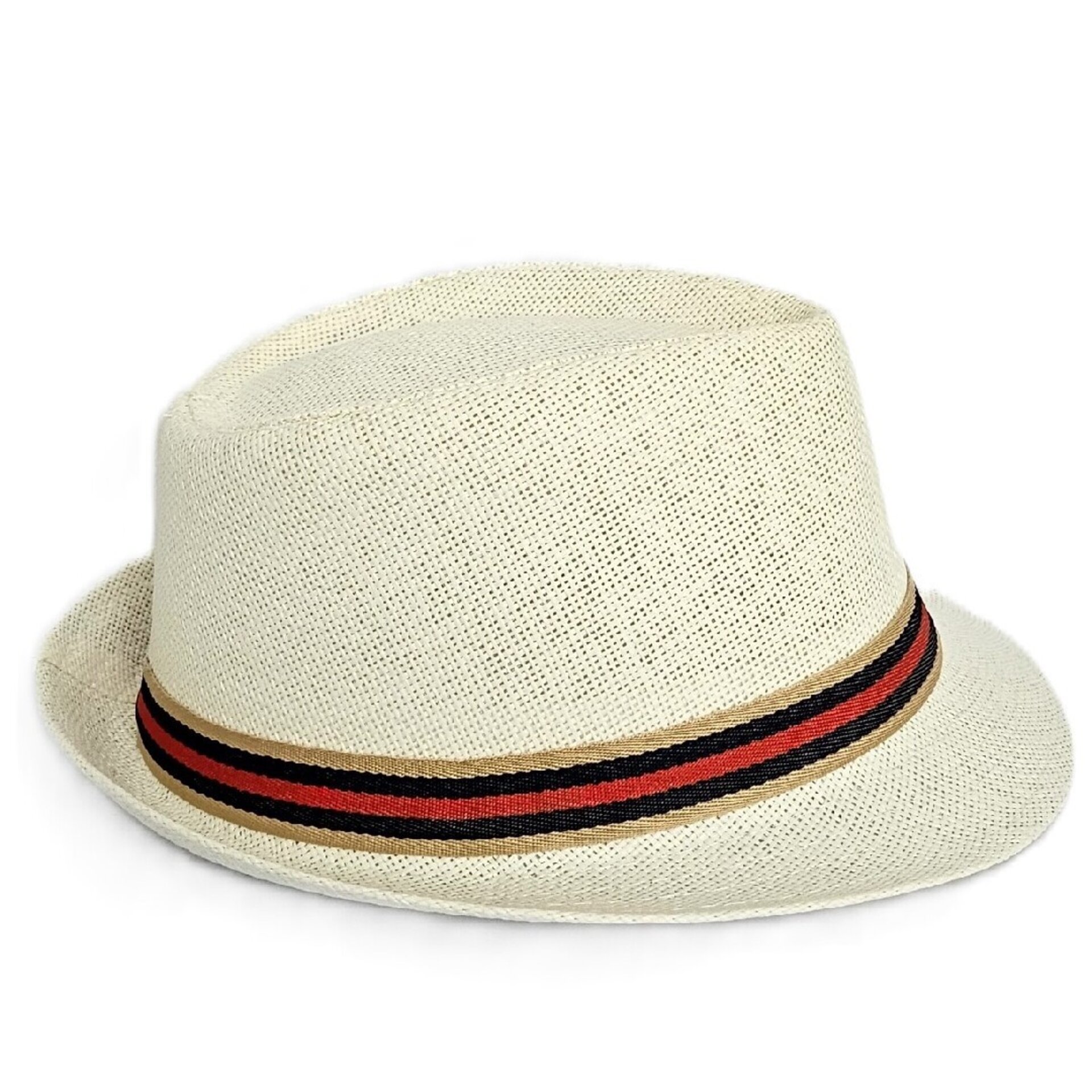 Sombrero Trilby Fedora Beige claro Paja de Papel Clásico Borsalino Talla M/L - 2