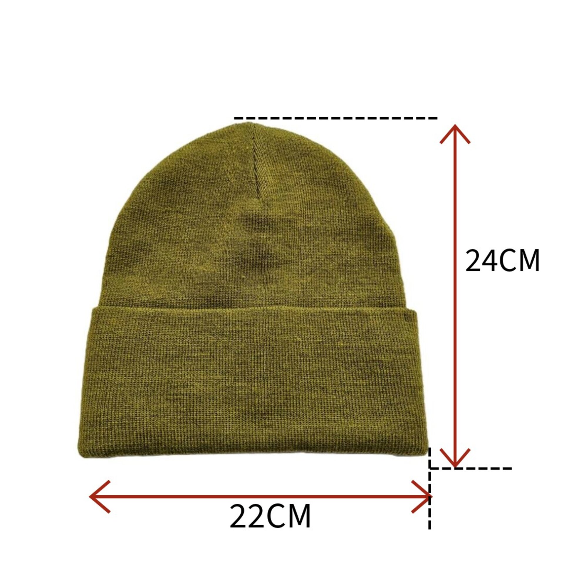 Pack Gorros de punto para Invierno Unisex Térmico Verde y Amarillo - 7