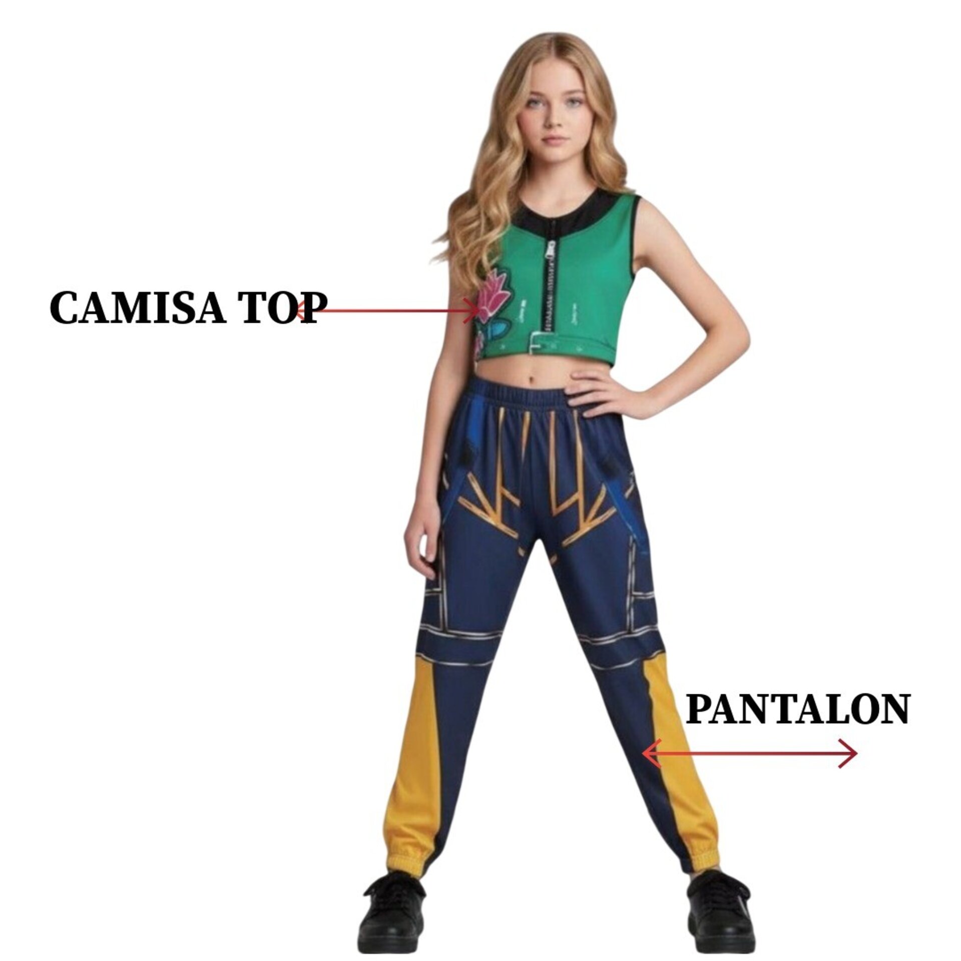 Disfraz Guerreras K-Pop Zoley - Demon Hunters - Traje para Niña Talla 3-12 años - 10