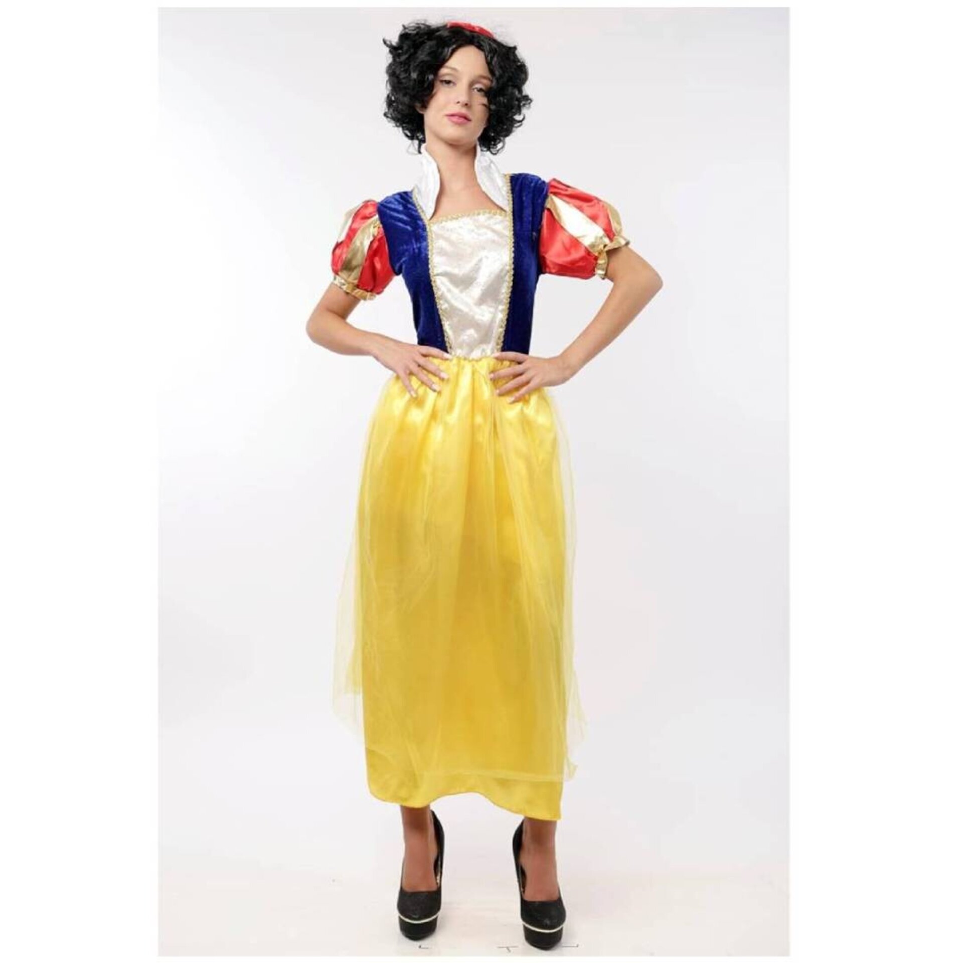 Disfraz Blancanieves Snow White cuento de Hadas Vestido princesa Adulto - 5