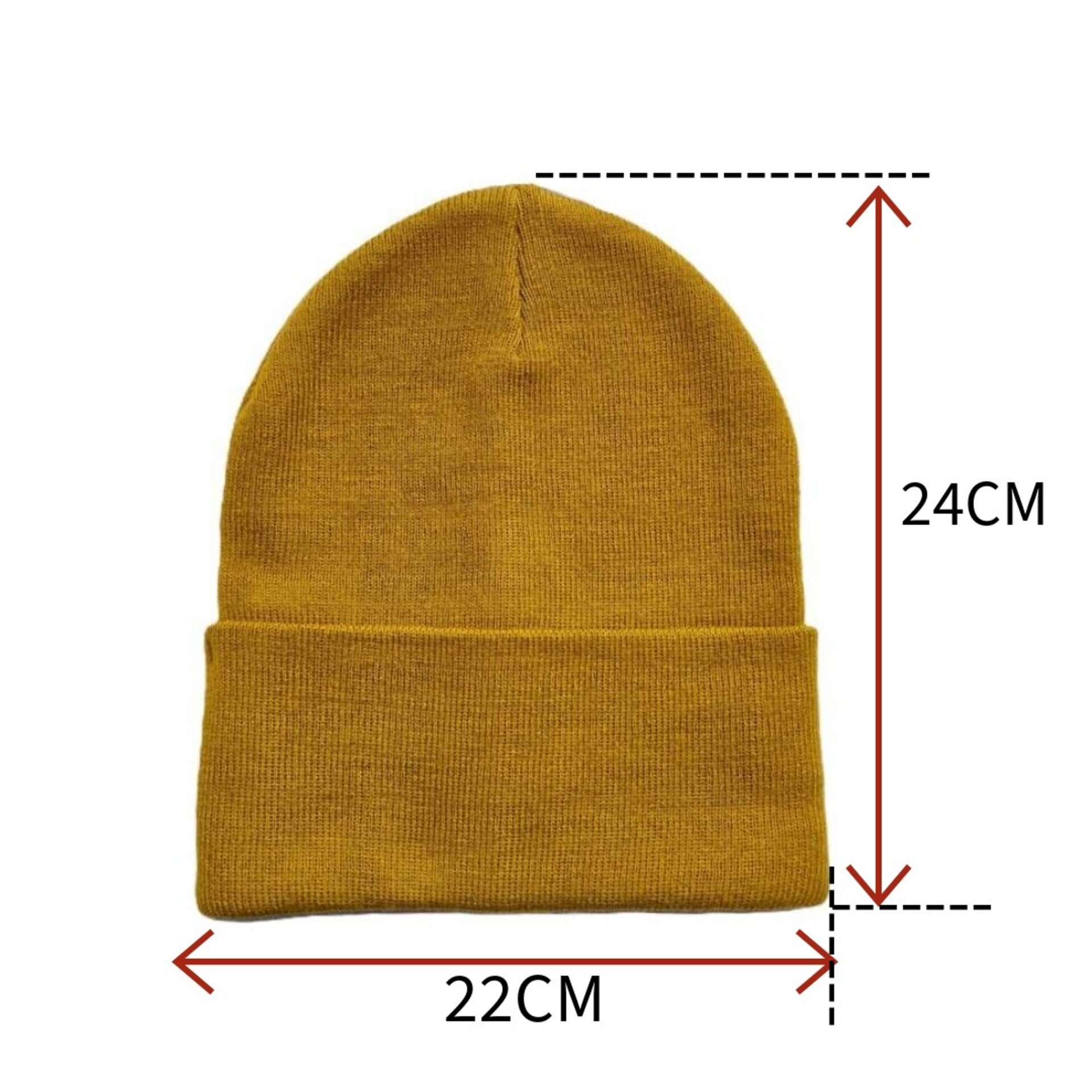 Pack Gorros de punto para Invierno Unisex Térmico Verde y Amarillo - 6