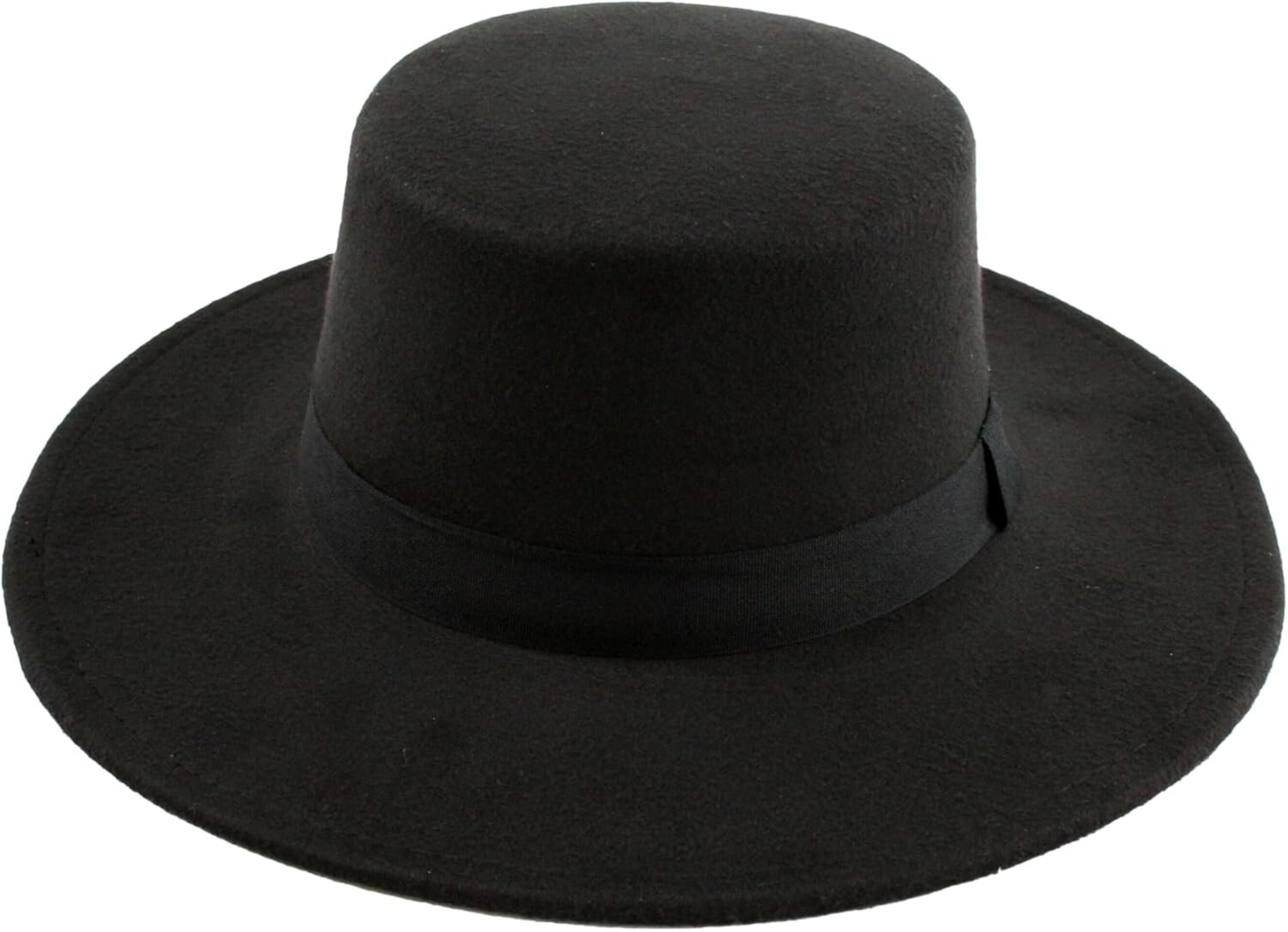 Sombrero Fedora Español Ala ancha Hombre Adulto Moderno Negro Talla Única - 2