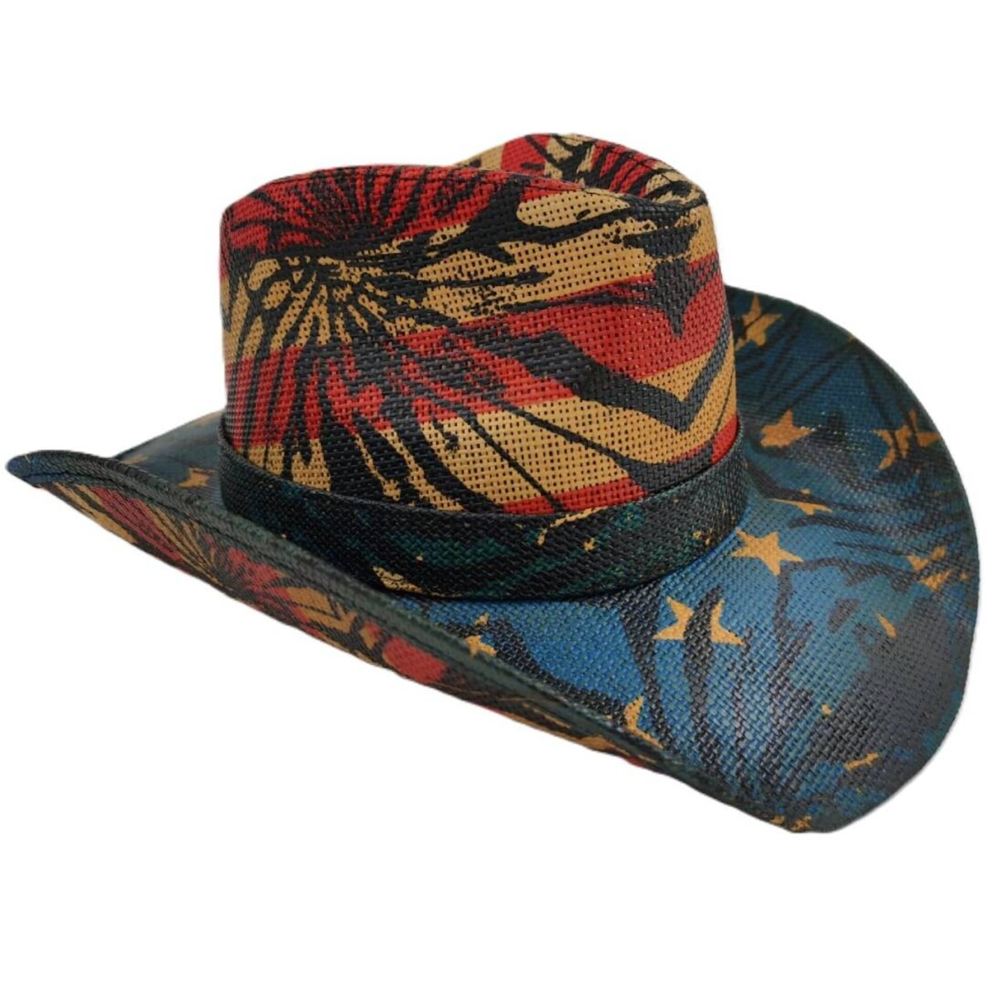 Sombrero Cowboy Estampado Unisex | Diseño Vibrante | Talla Ajustable M/L - 6