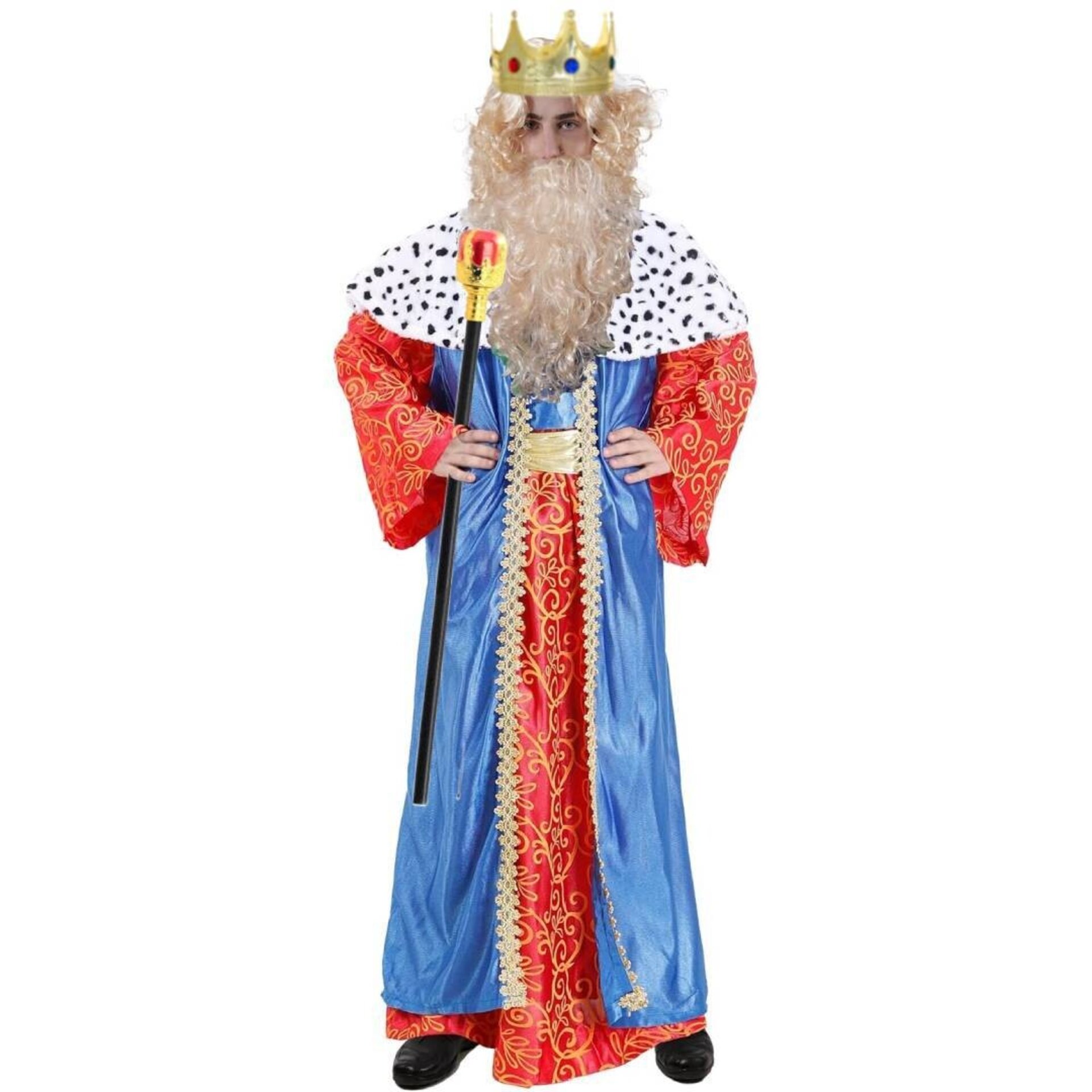 Disfraz Rey Mago Gaspar Lujo para Adulto - Traje Completo Cabalgata de Reyes - 6
