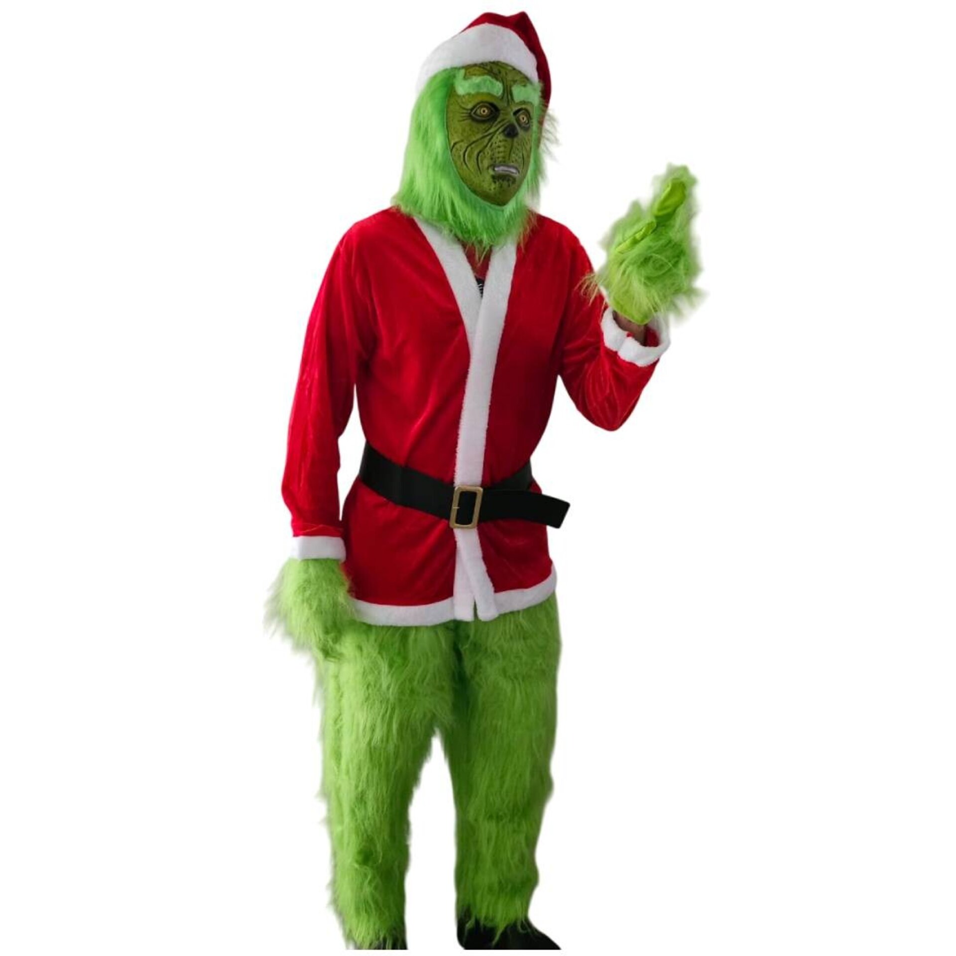 Disfraz El Grinch Monte Crumpit Traje Navidad Hombre Adulto - 7