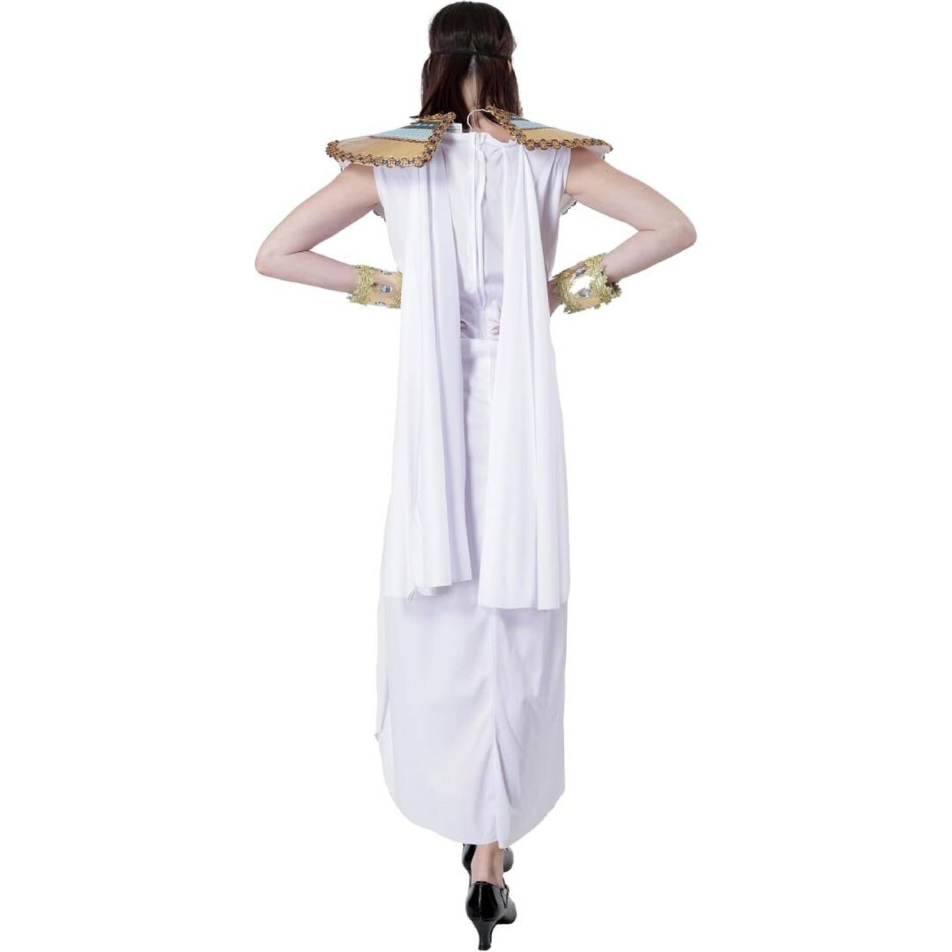 Disfraz de Reina Egipcia Niñas. Set de Cleopatra con Diadema, Collar y Muñequera - 3