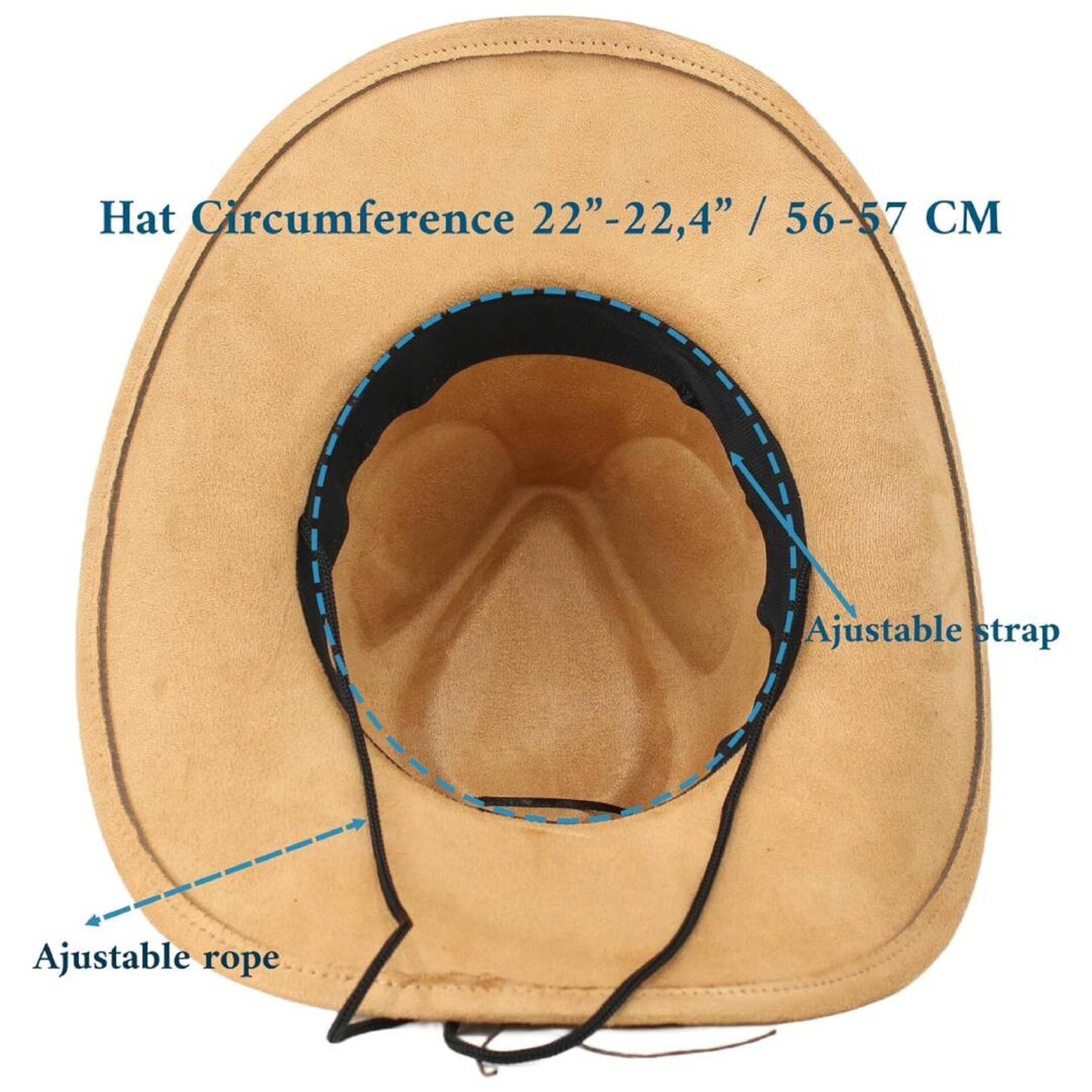 Sombrero Vaquero Cowboy Cowgirl Western Rodeo Unisex para Adulto - 4