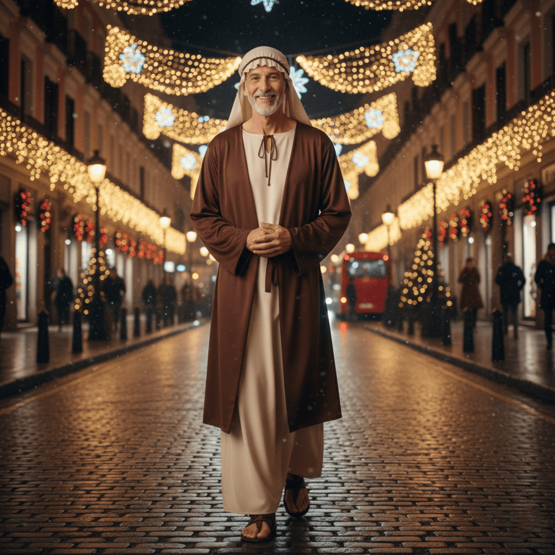 Disfraz de San José y Rey Mago - Traje Bíblico de Lujo para Hombre | Navidad - 1