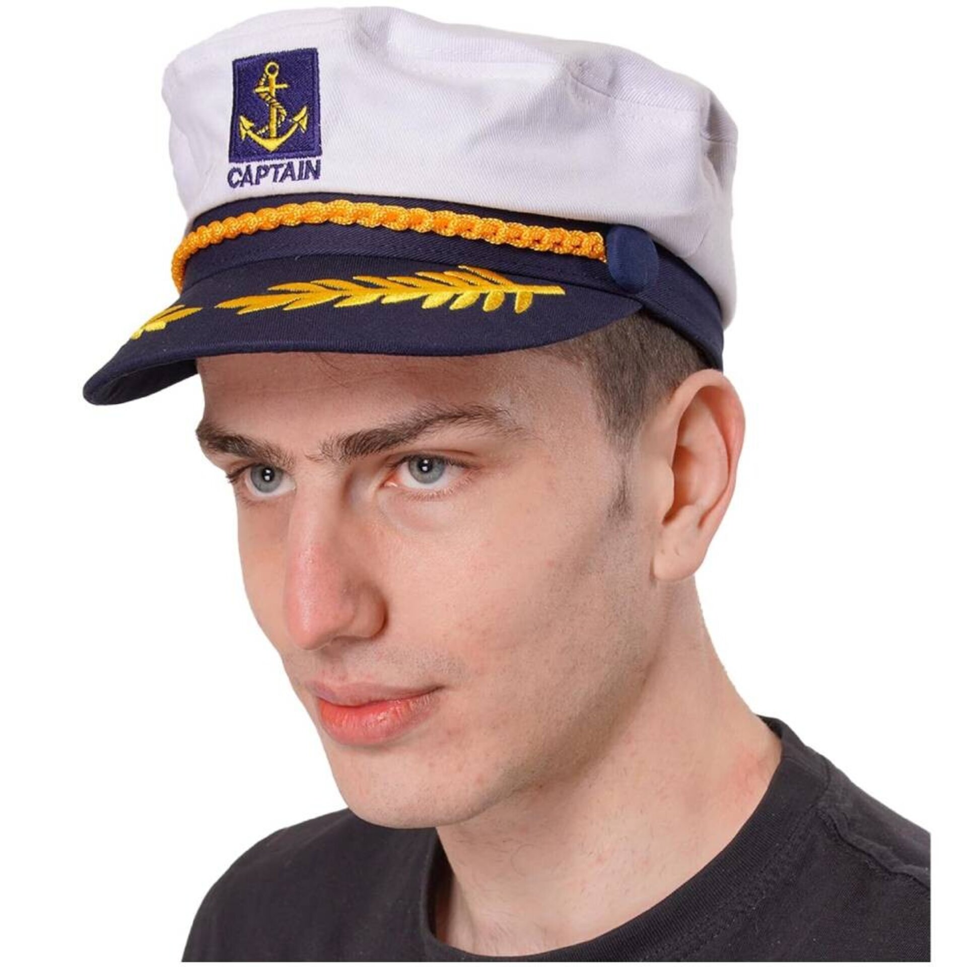 Gorra Capitán Barco Unisex | Marinero Marino Adulto Hombre Mujer Cosplay Náutico - 8