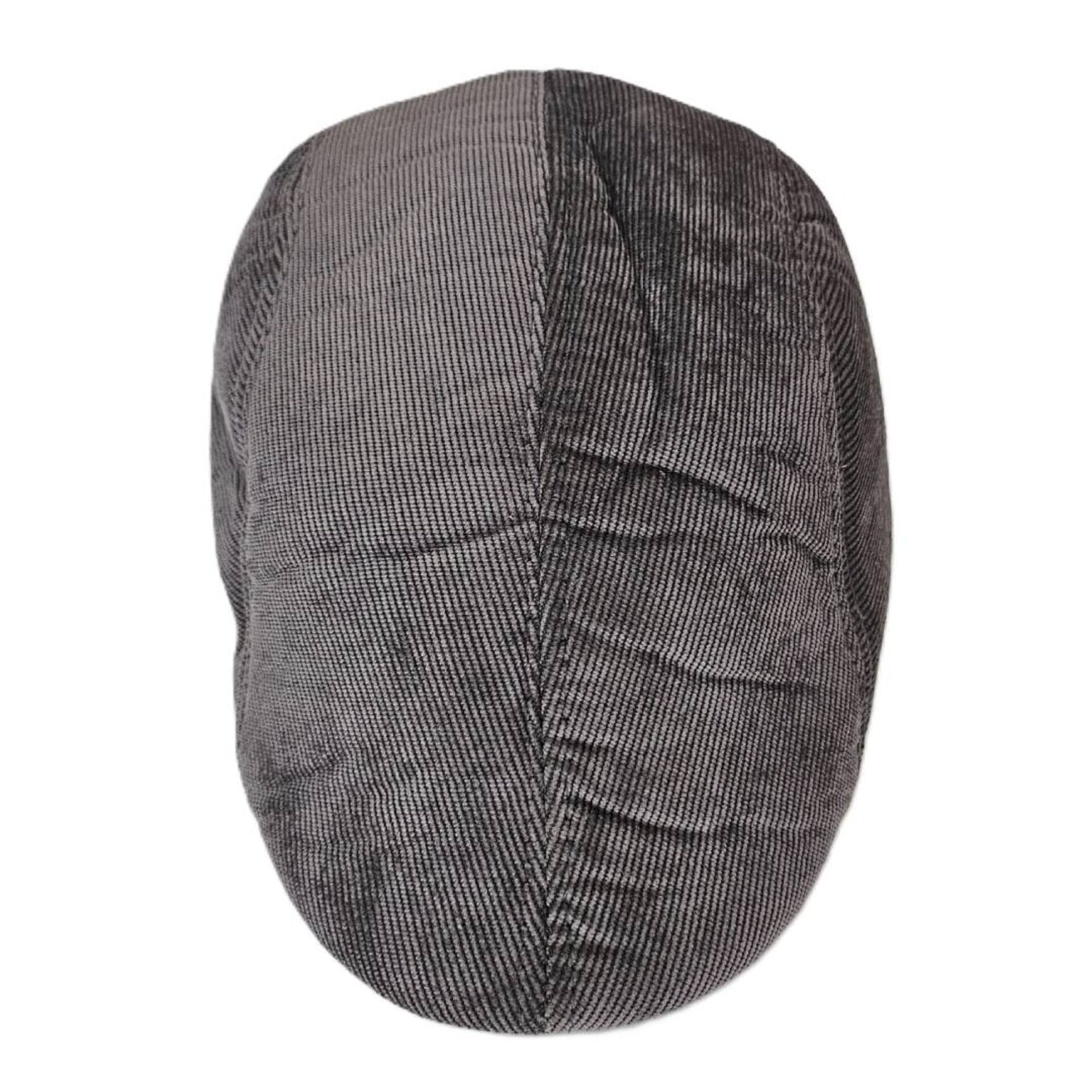 Boina Para Hombre | Gorra pana Gris | Estilo Británico | Adulo Talla 58-59CM - 5