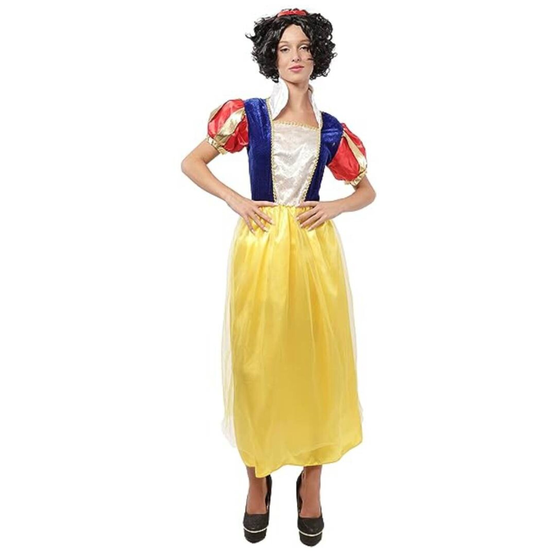 Disfraz Blancanieves Snow White cuento de Hadas Vestido princesa Adulto - 1